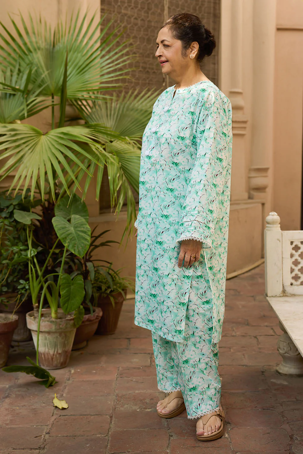 1 Piece Printed Lawn Shirt - Image 3