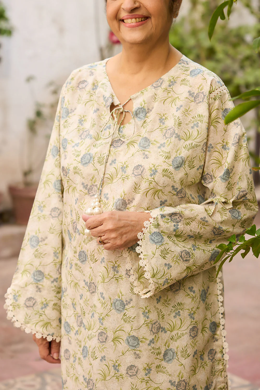 1 Piece Printed Lawn Shirt - Image 2
