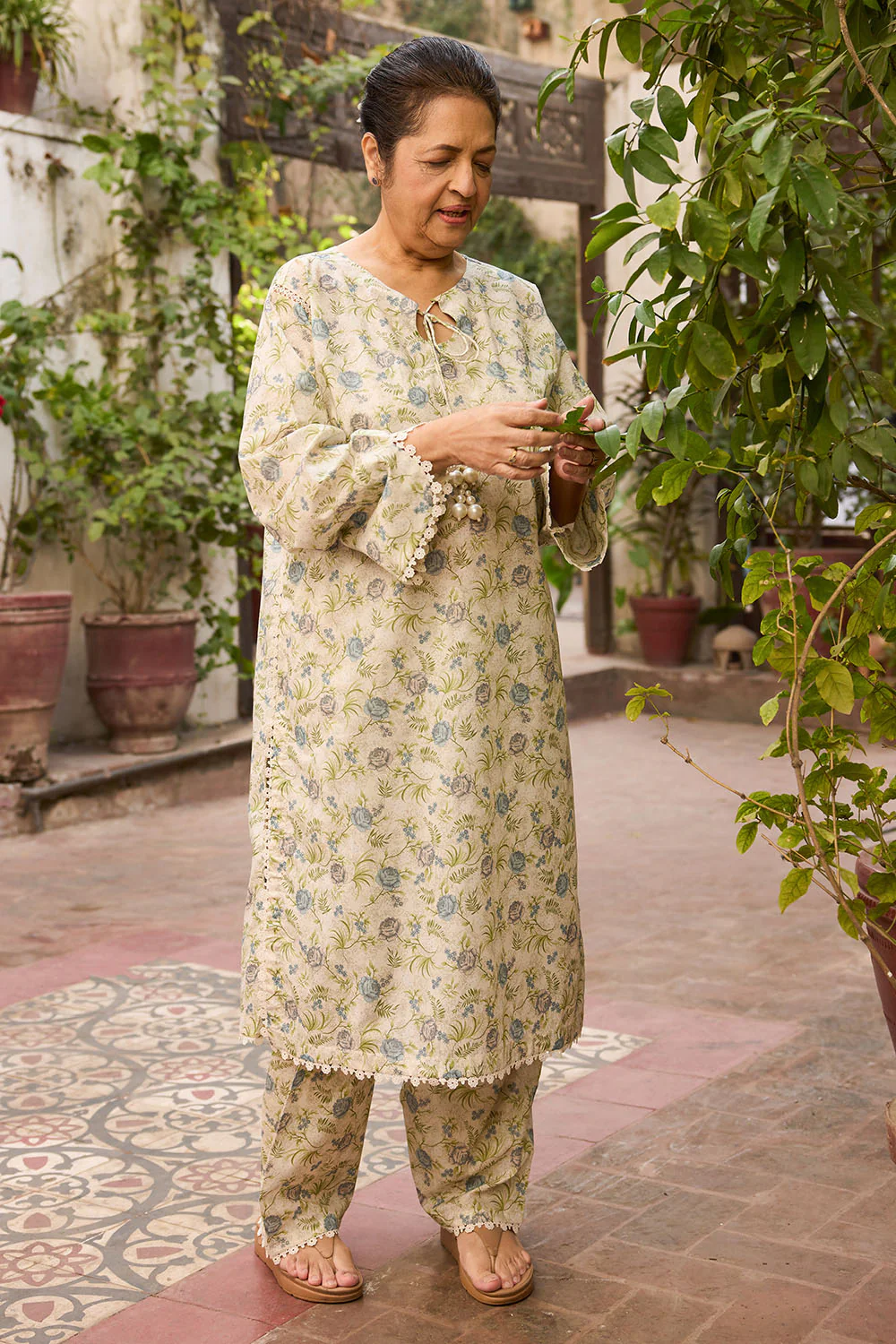 1 Piece Printed Lawn Shirt - Image 6
