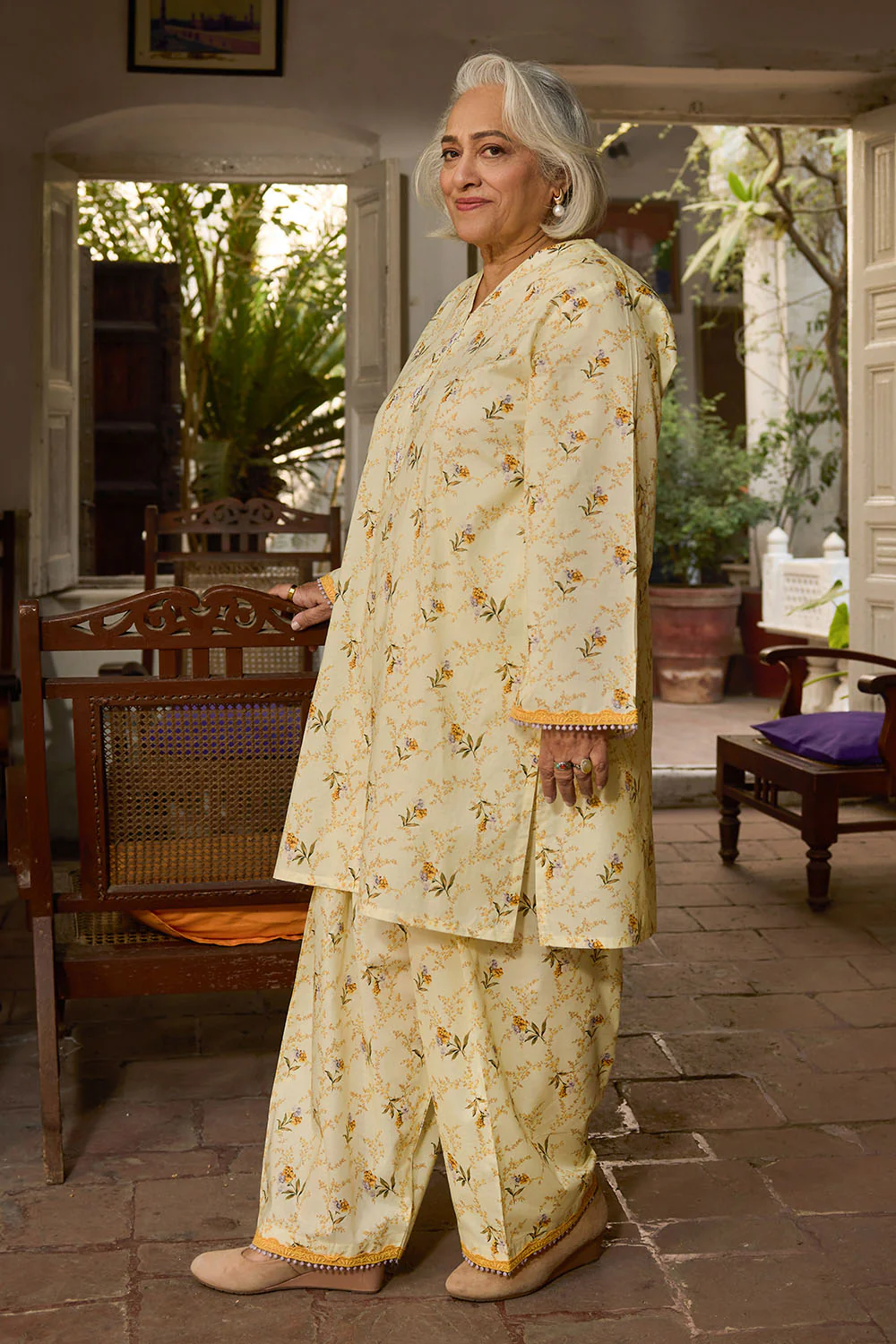 1 Piece Printed Lawn Shirt - Image 4