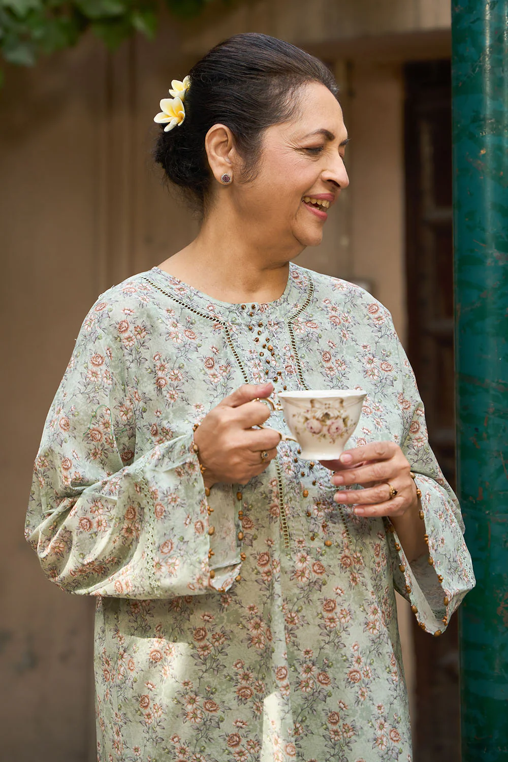 1 Piece Printed Lawn Shirt - Image 3