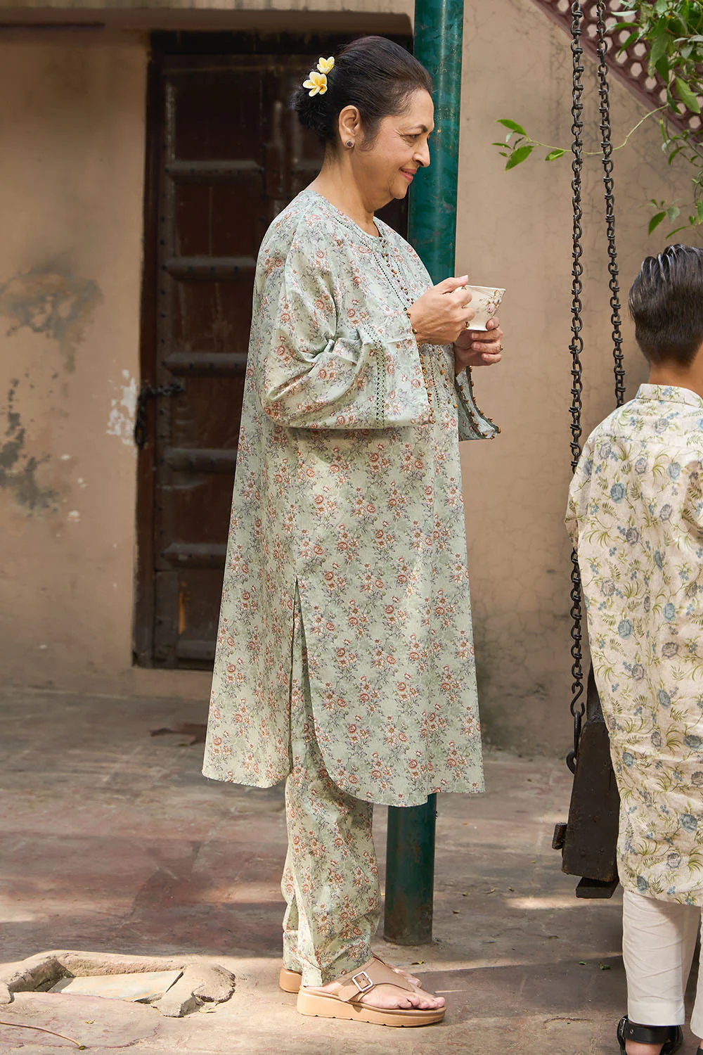 1 Piece Printed Lawn Shirt - Image 5