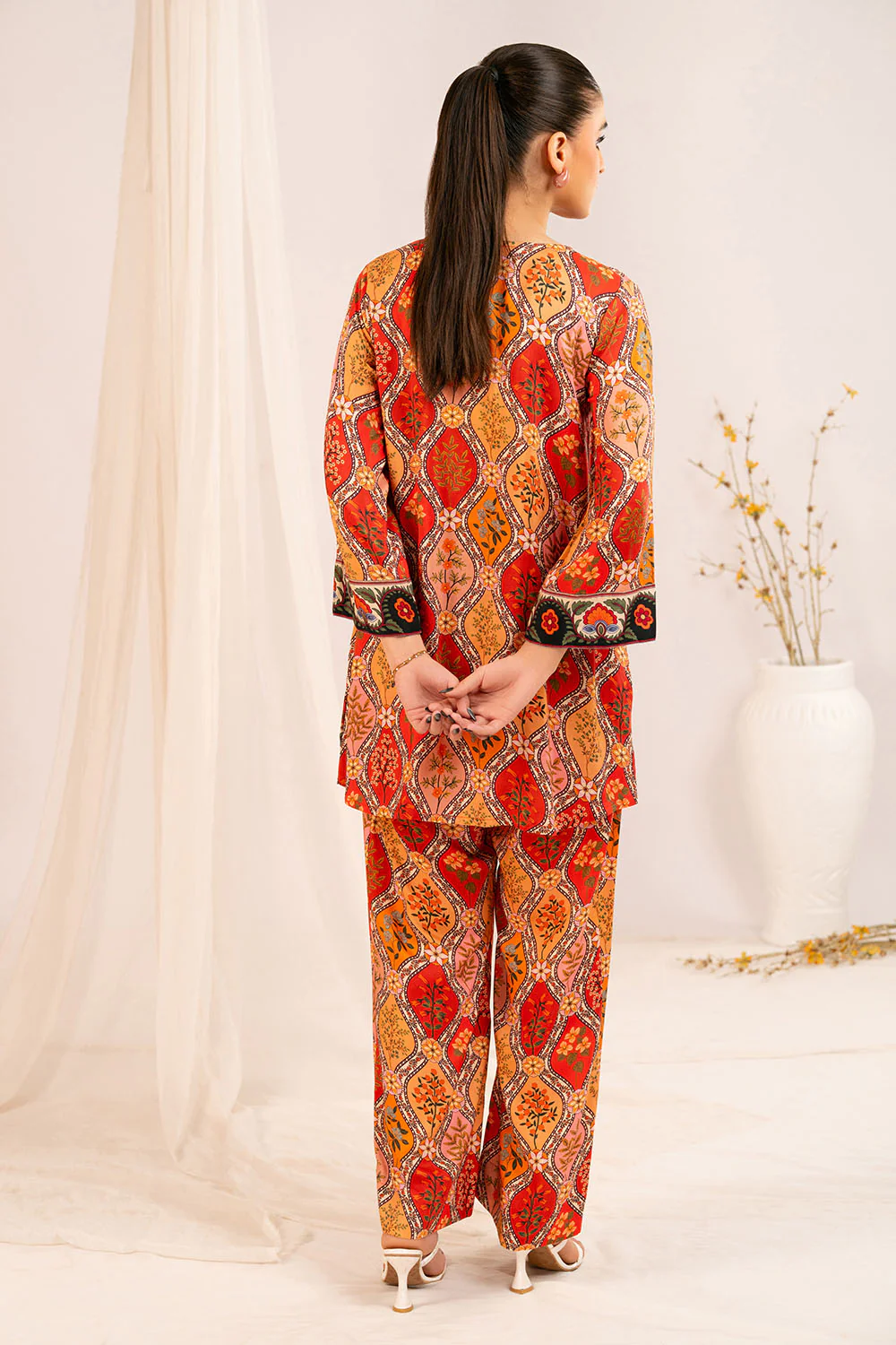 1 Piece Printed Linen Shirt - Image 4