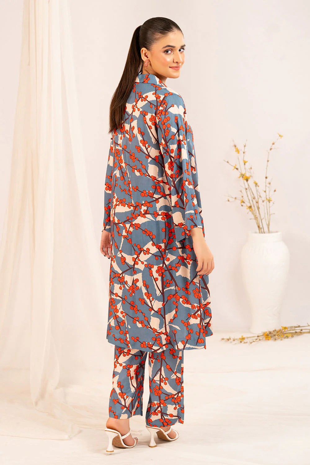 1 Piece Printed Linen Shirt - Image 4