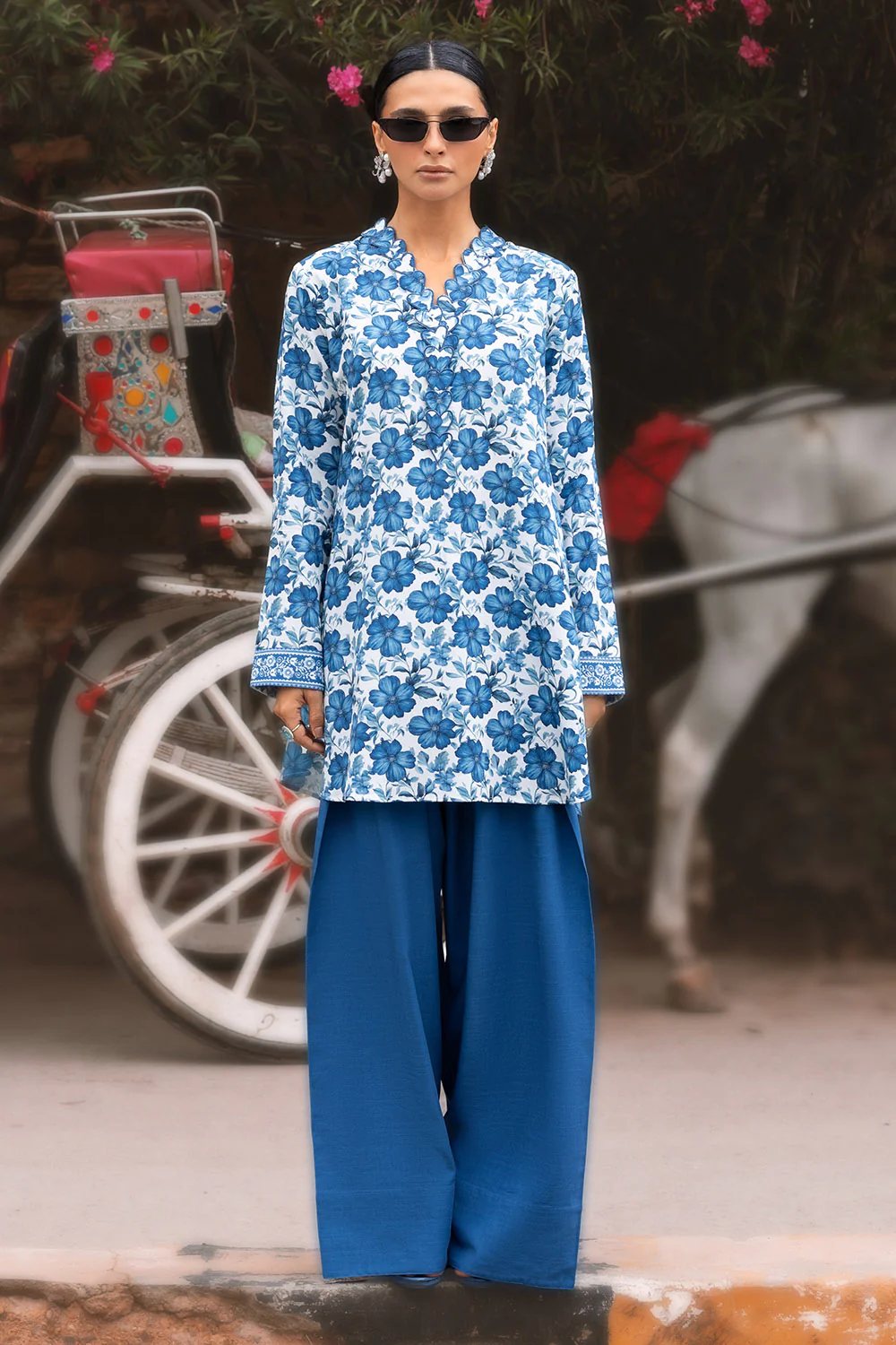 2 Piece Printed Cotton Linen Khaddar Suit - Image 6