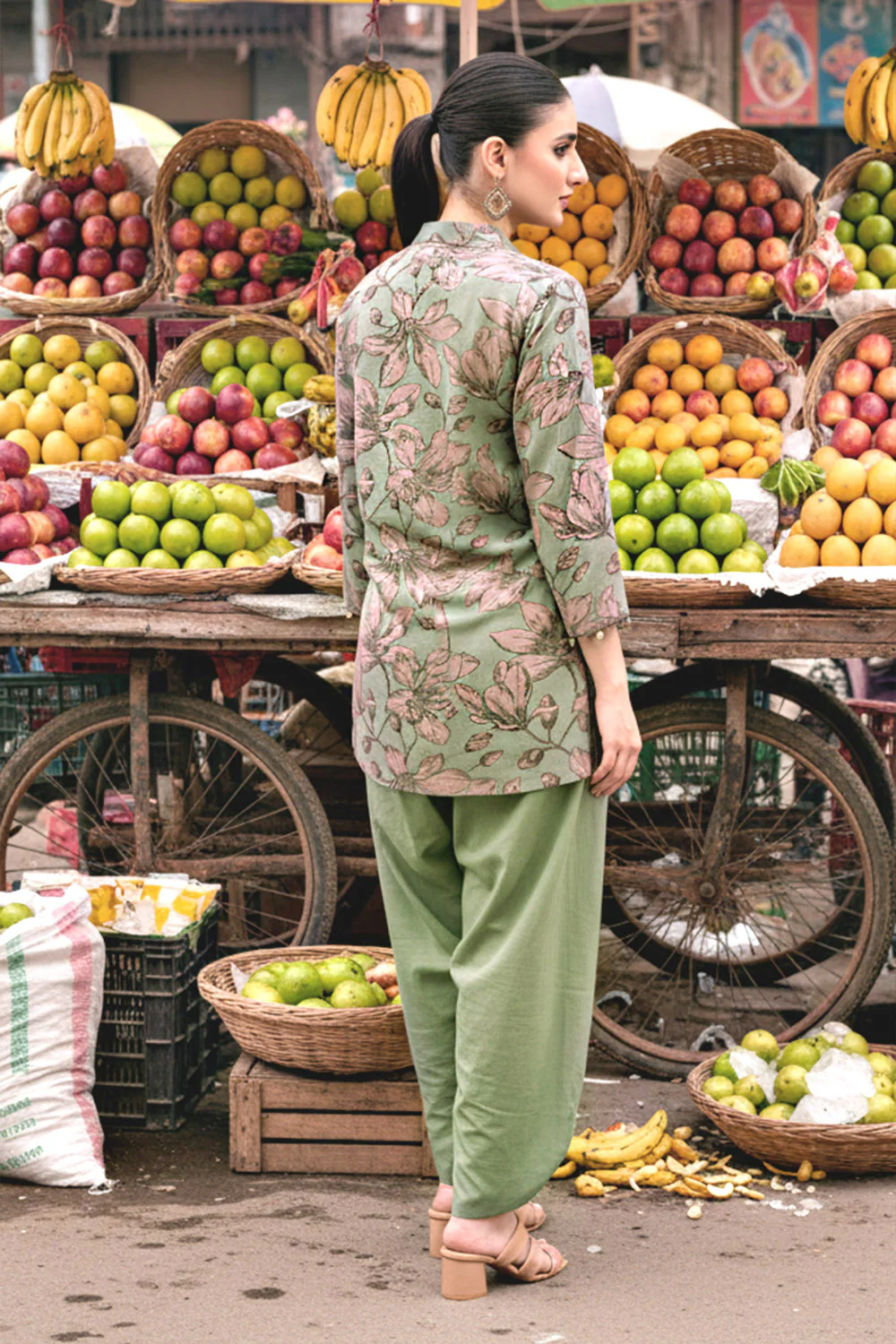 2 Piece Printed Cotton Linen Khaddar Suit - Image 3