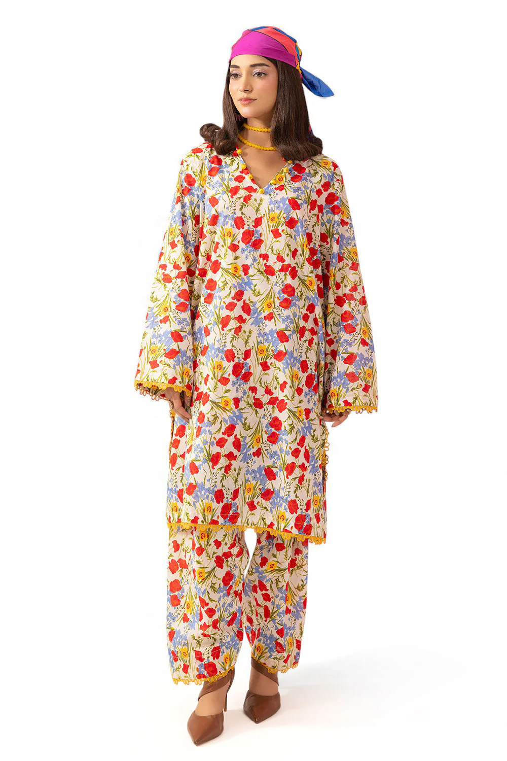 2 Piece Printed Lawn Suit