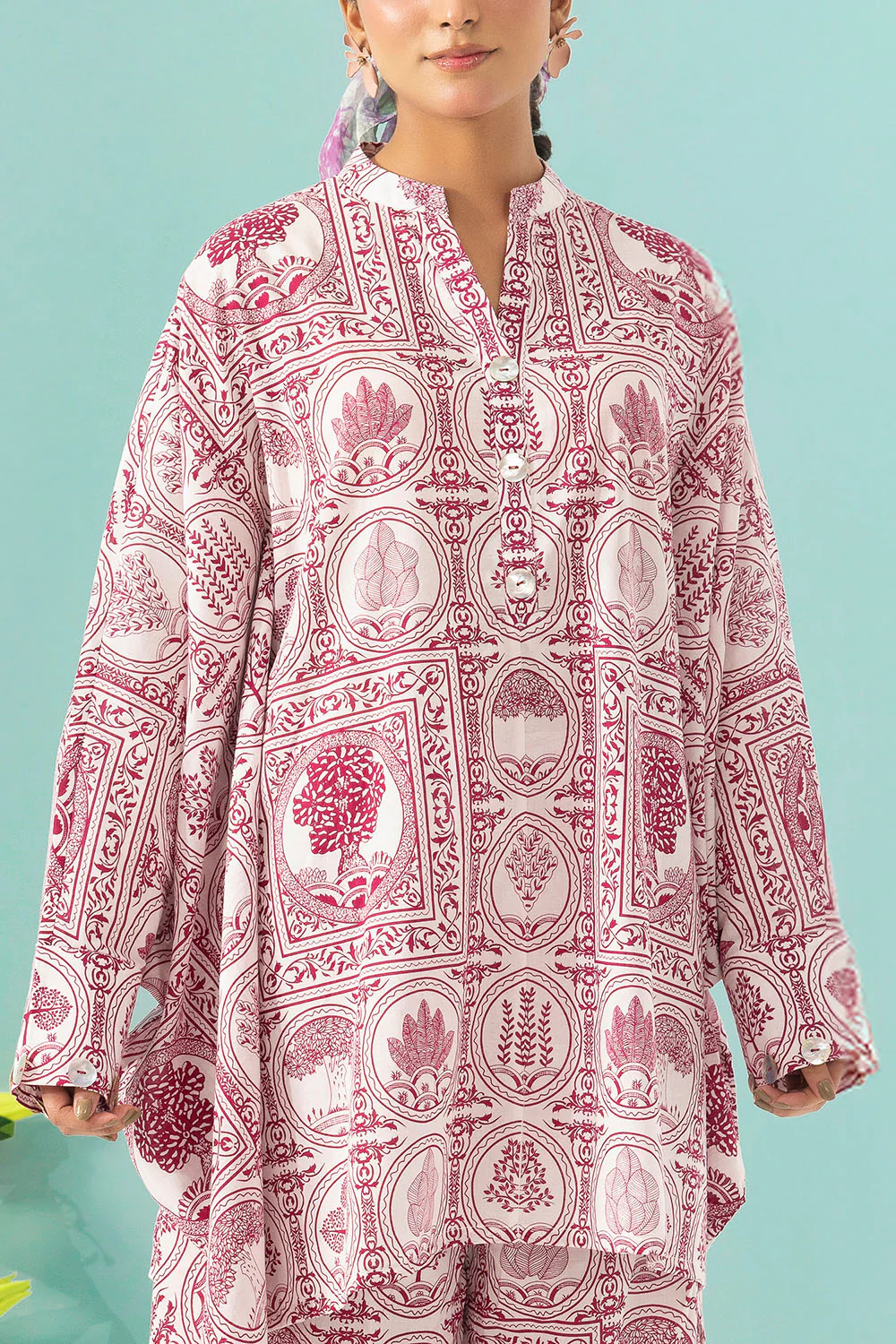 2 Piece Printed Lawn Suit - Image 2