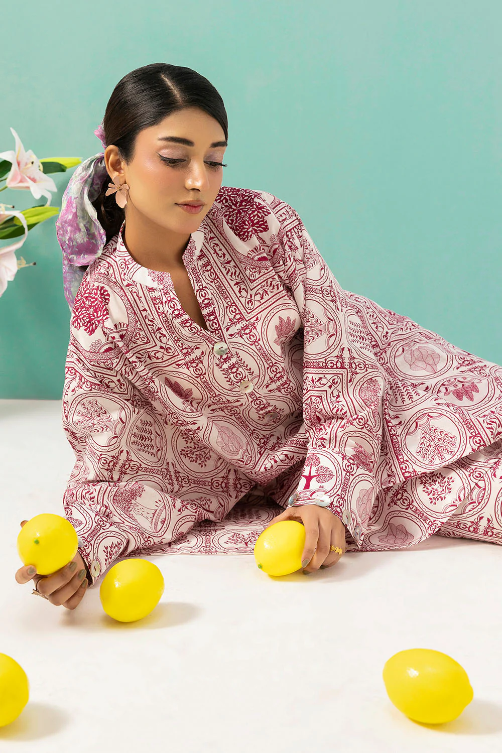 2 Piece Printed Lawn Suit - Image 6