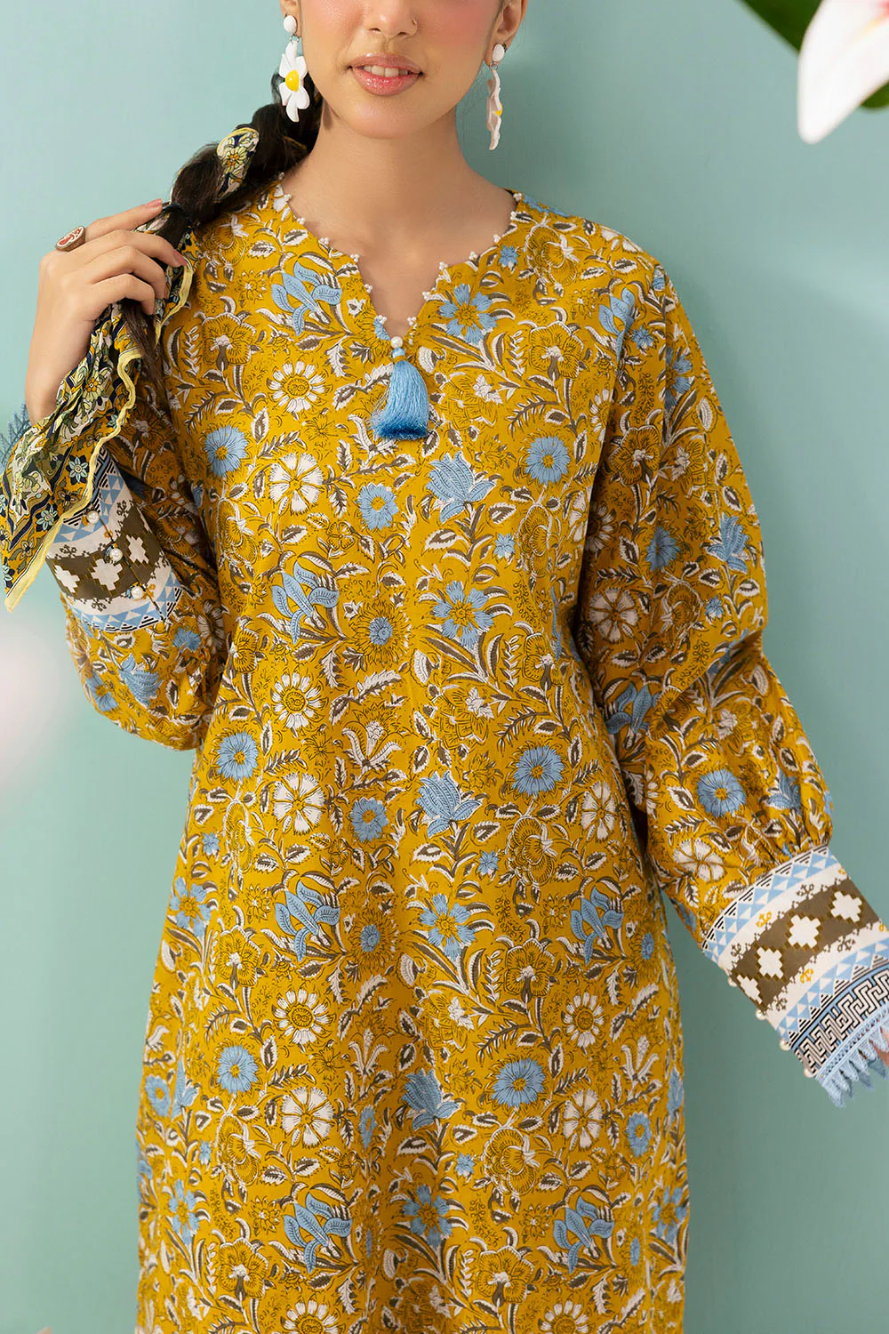 2 Piece Printed Lawn Suit - Image 2