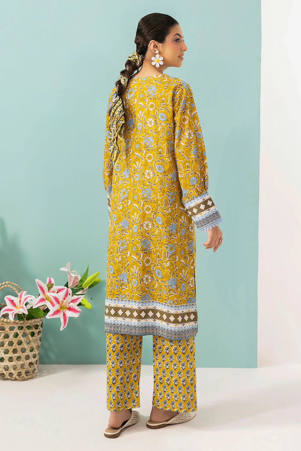 2 Piece Printed Lawn Suit - Image 5