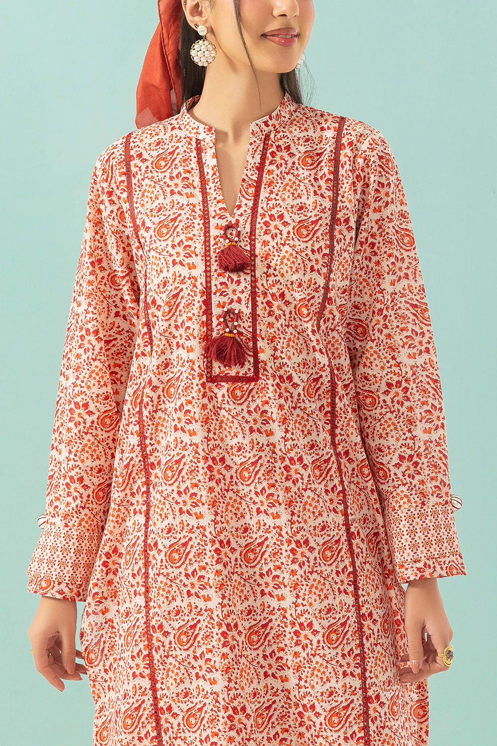 2 Piece Printed Lawn Suit - Image 2