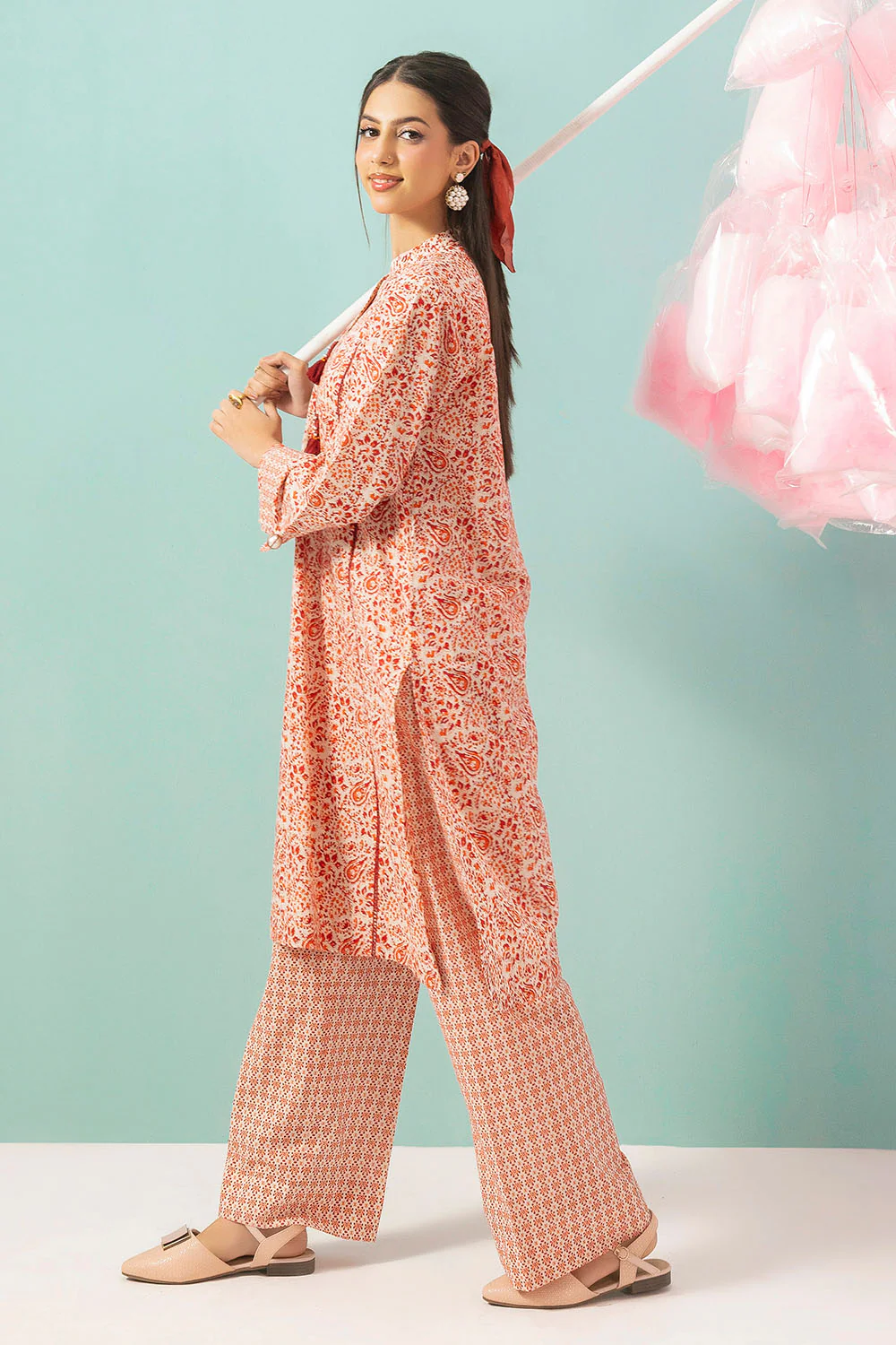 2 Piece Printed Lawn Suit - Image 4