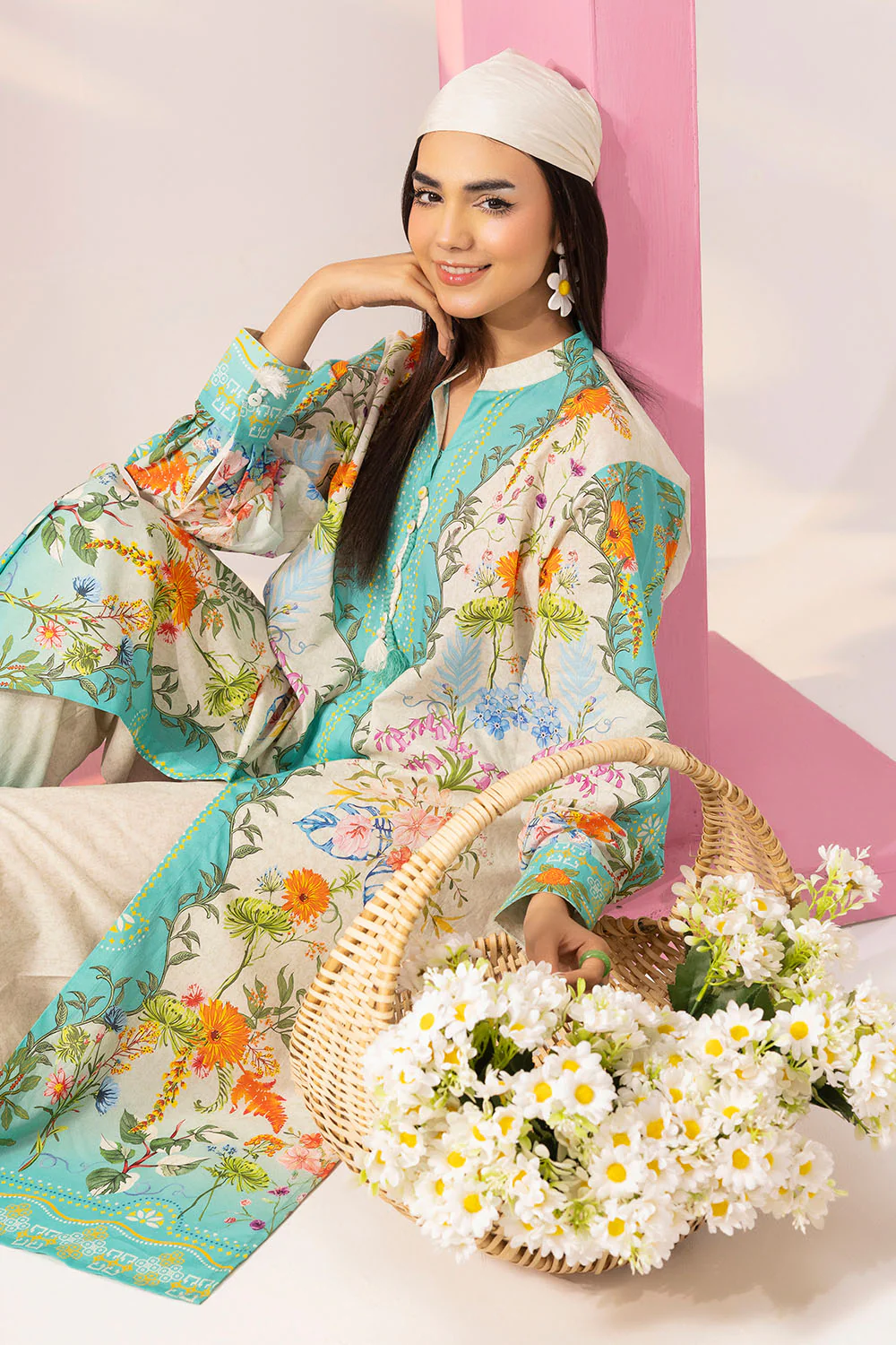 2 Piece Printed Lawn Suit - Image 3