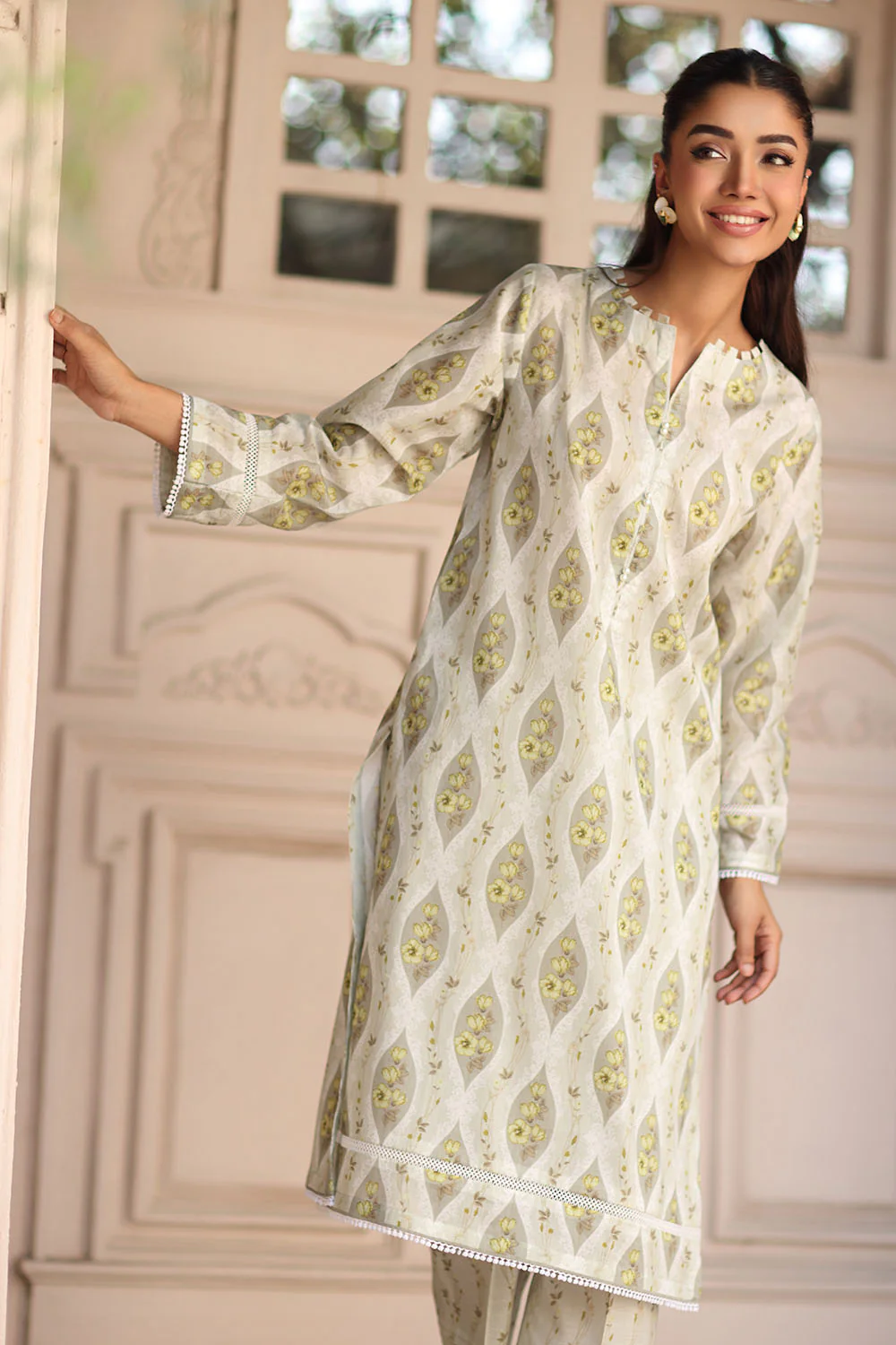 2 Piece Printed Lawn Suit - Image 3