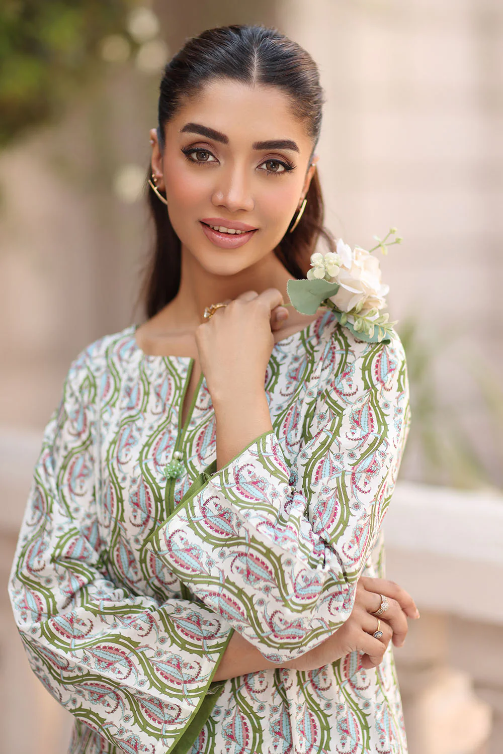 2 Piece Printed Lawn Suit - Image 3