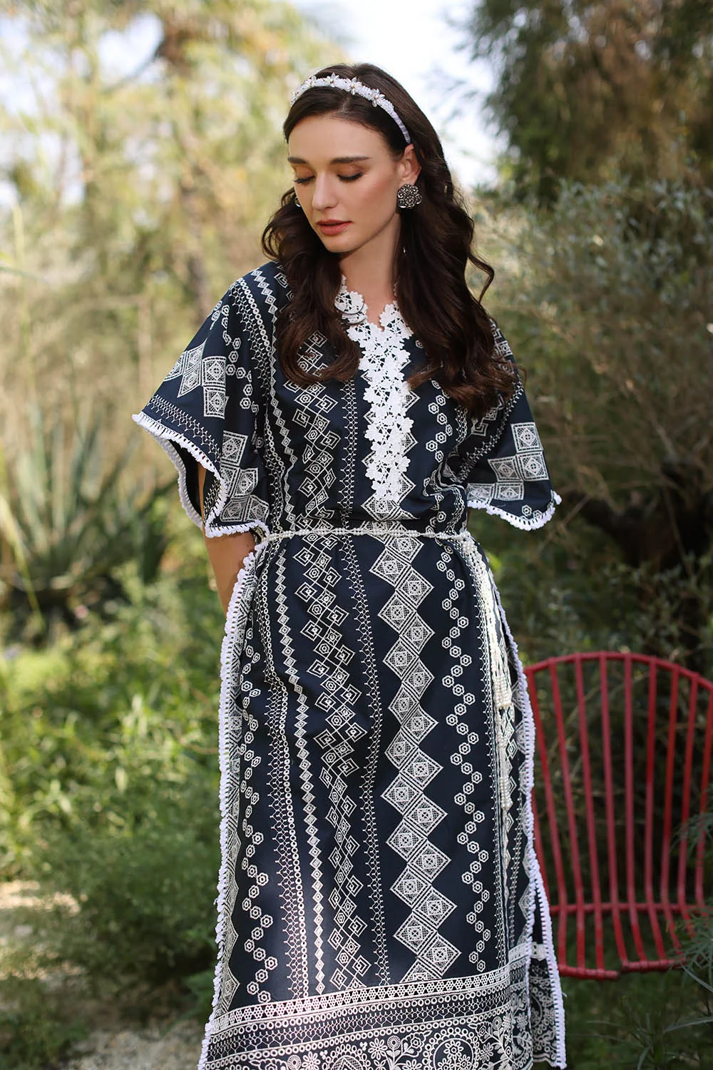 2 Piece Unstitched Embroidered Lawn Suit - Image 5