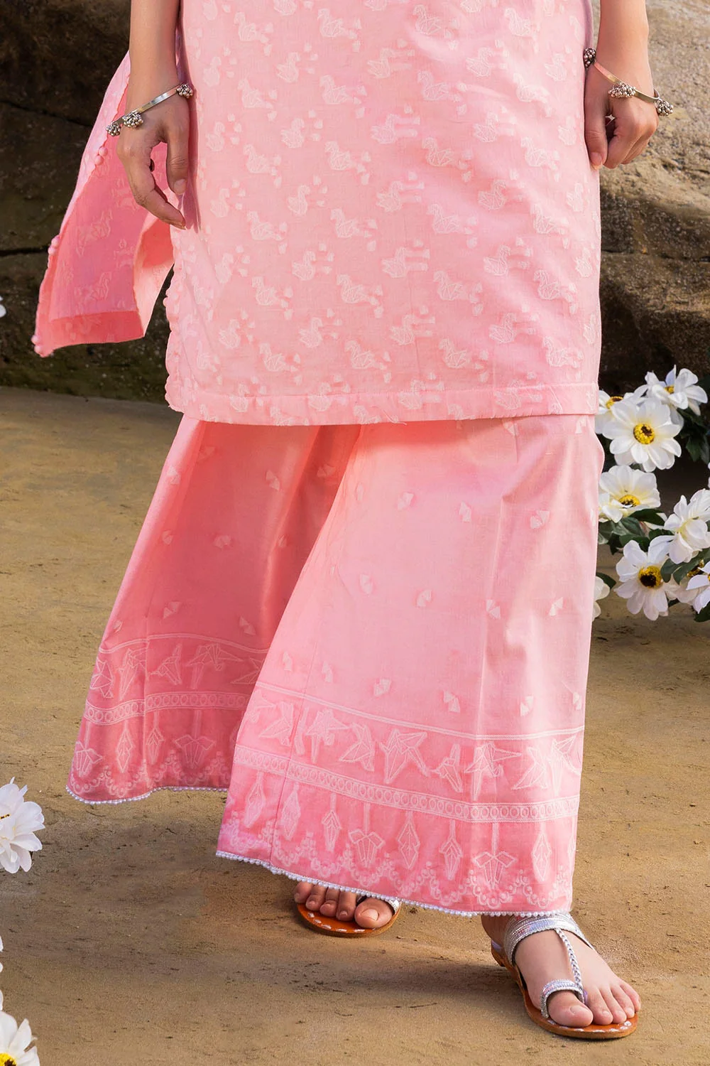 2 Piece Unstitched Jacquard Suit - Image 5