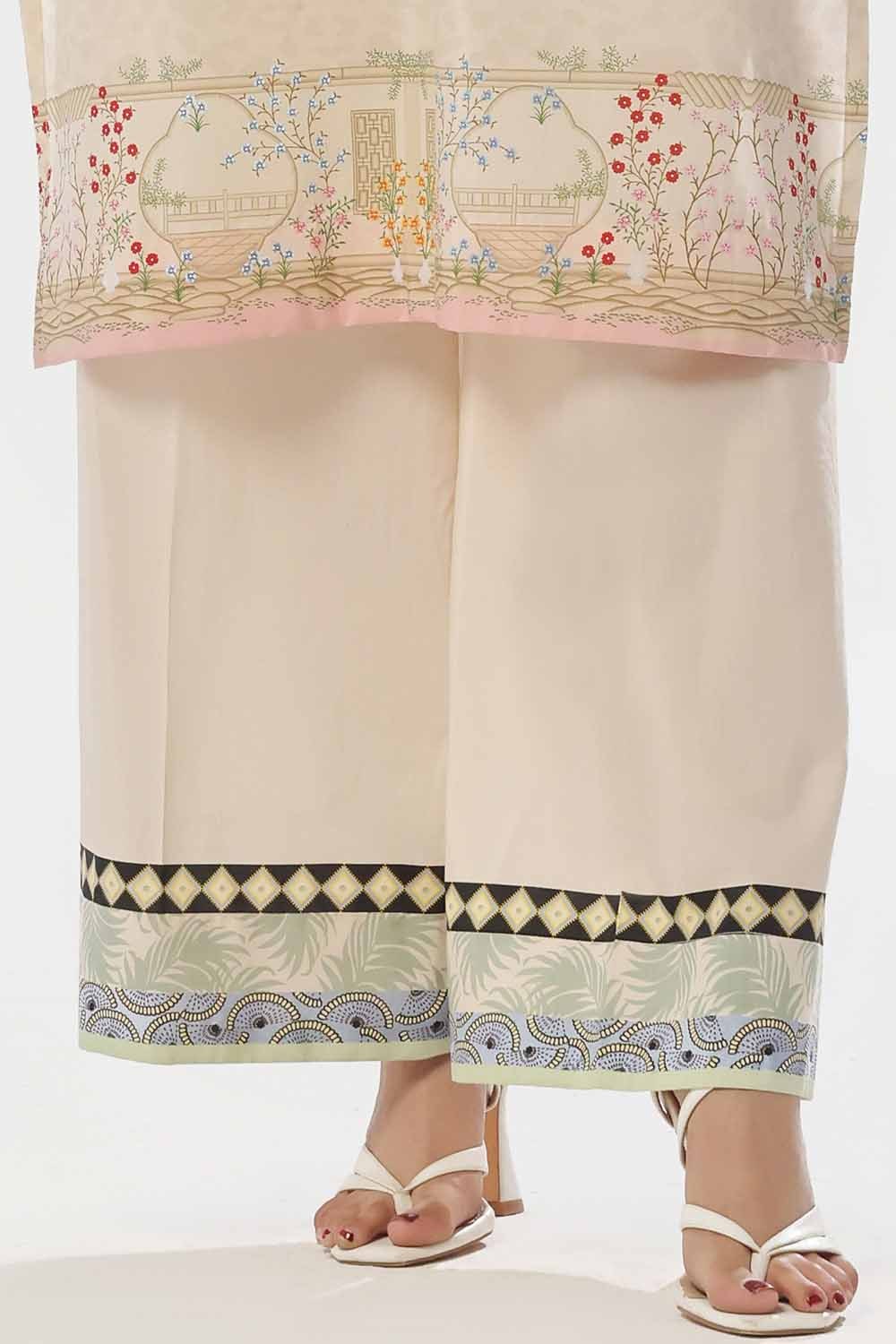2 Piece Unstitched Printed Jacquard Suit - Image 5