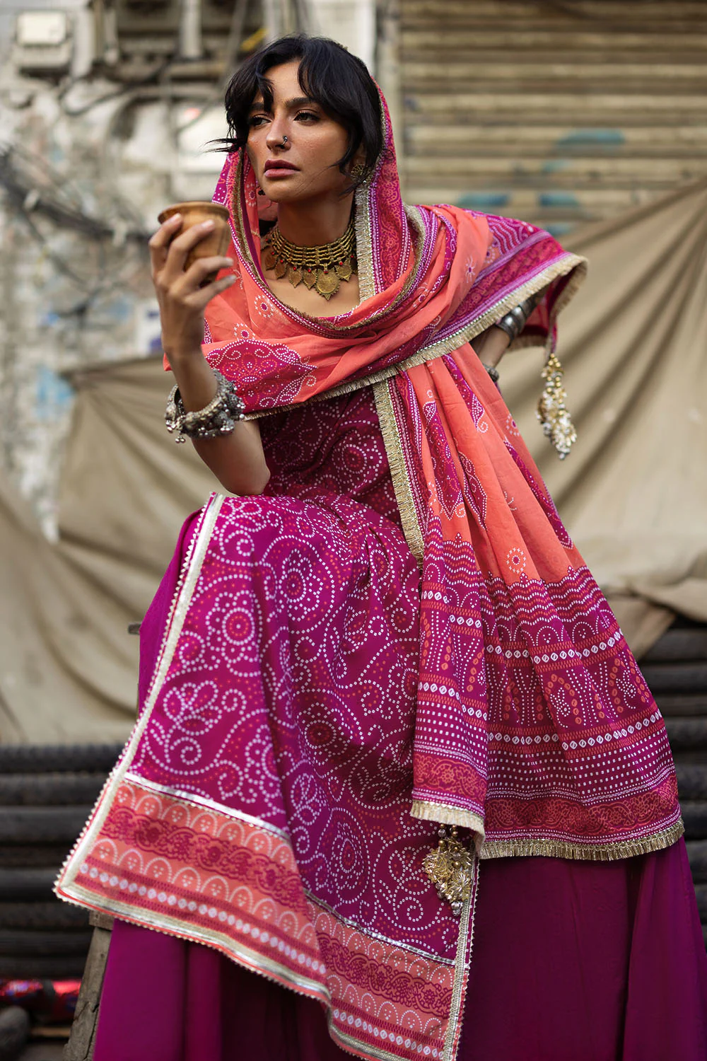3 Piece Printed Lawn Suit - Image 4
