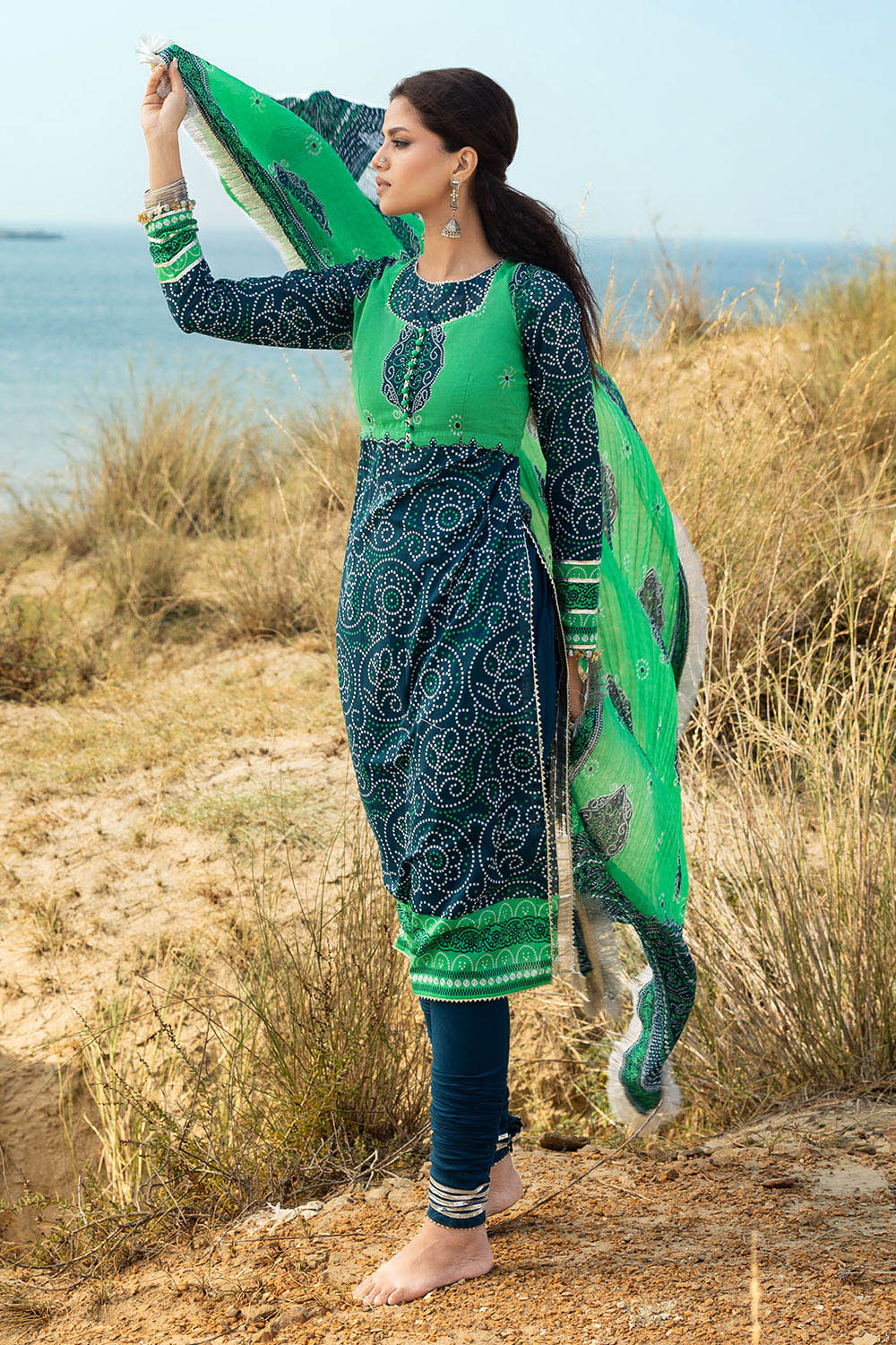 3 Piece Printed Lawn Suit - Image 6