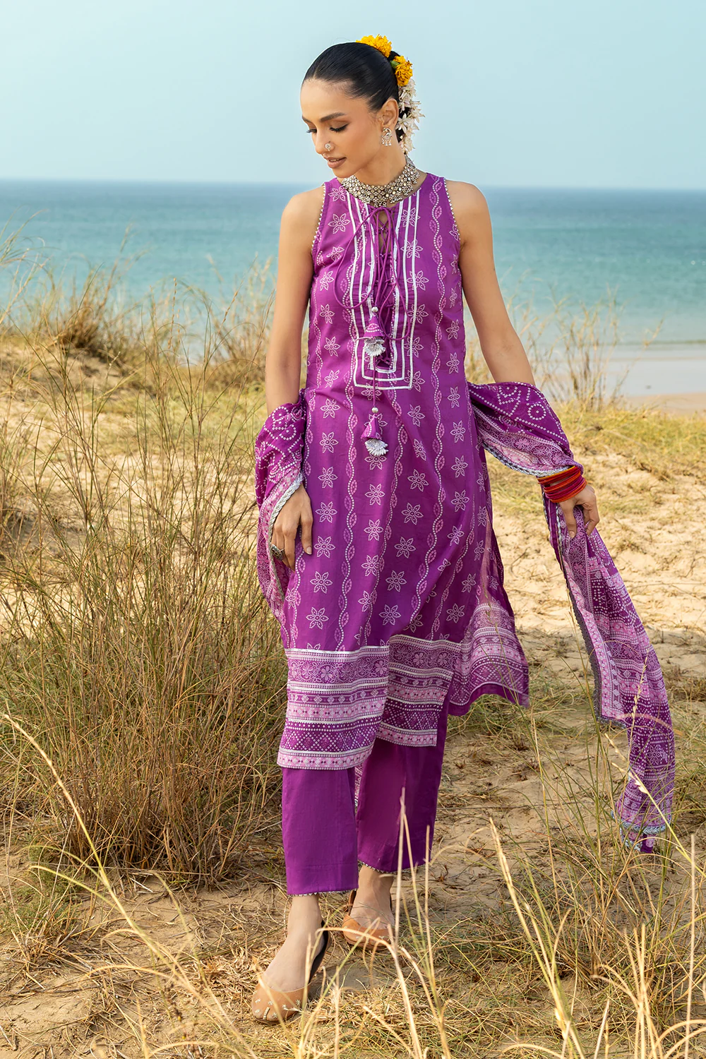 3 Piece Printed Lawn Suit - Image 6