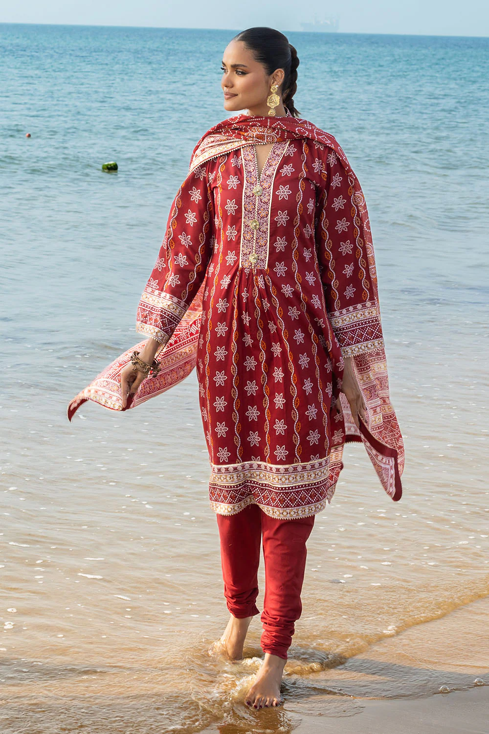 3 Piece Printed Lawn Suit - Image 6