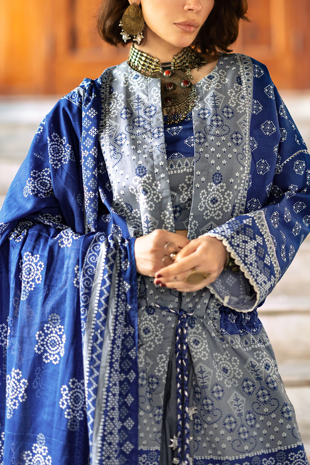 3 Piece Printed Lawn Suit - Image 2