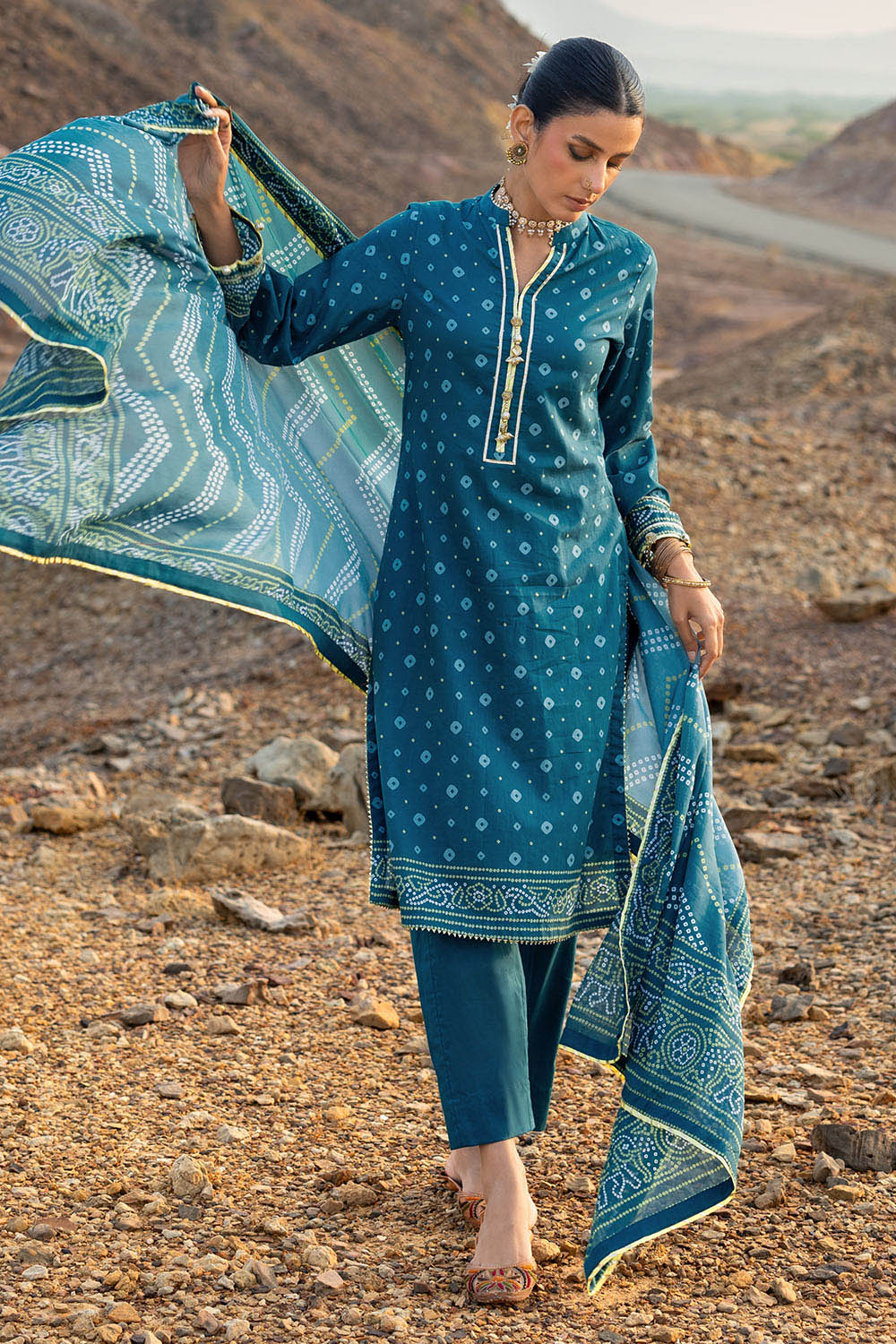 3 Piece Printed Lawn Suit - Image 6