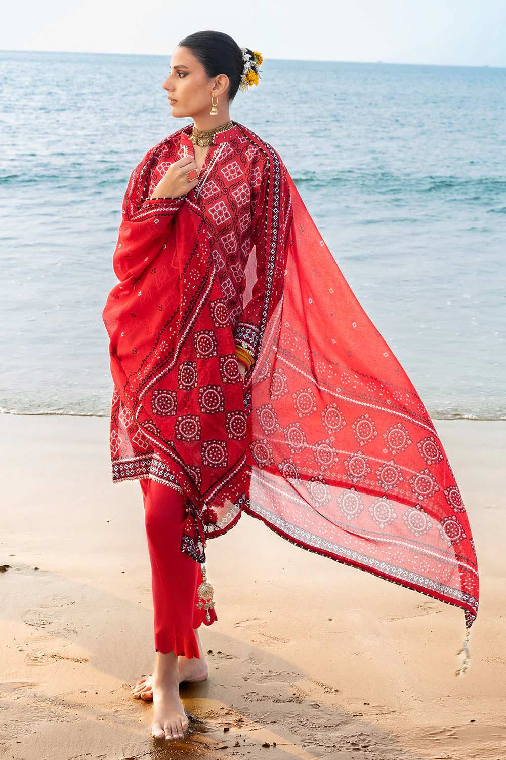 3 Piece Printed Lawn Suit - Image 5