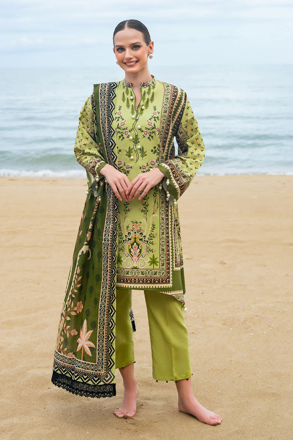 3 Piece Printed Lawn Suit - Image 5