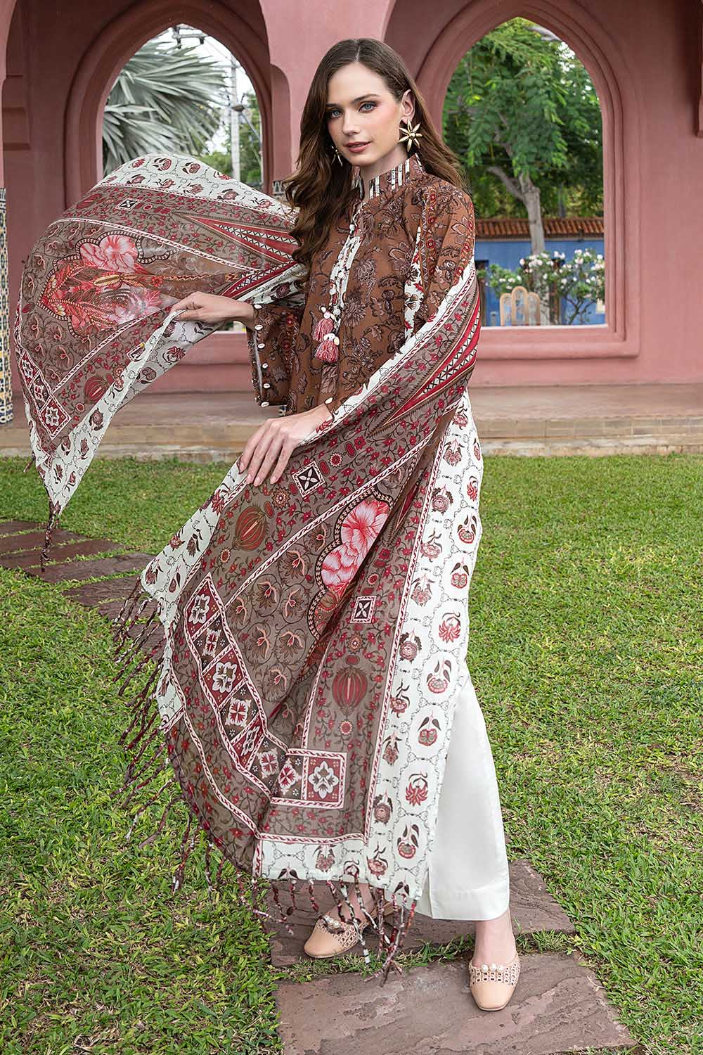3 Piece Printed Lawn Suit - Image 3
