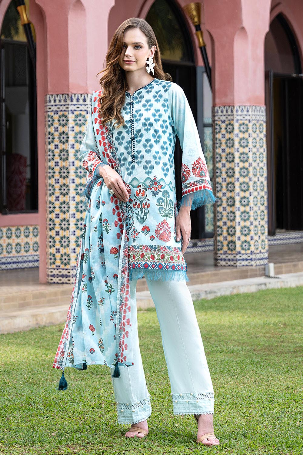 3 Piece Printed Lawn Suit - Image 6