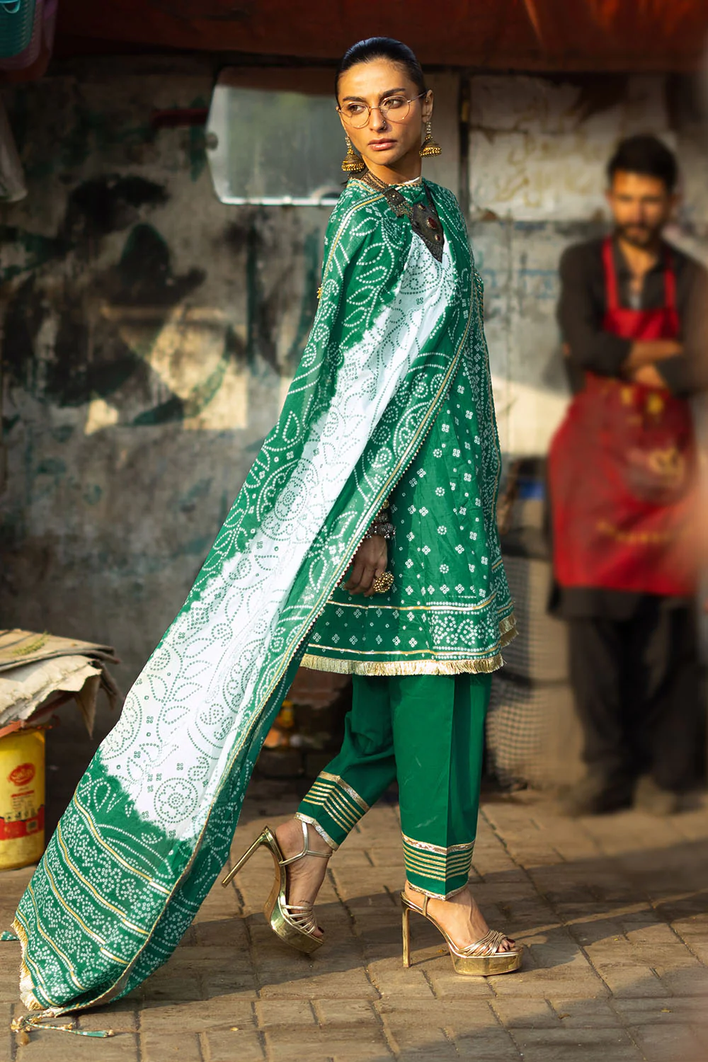 3 Piece Printed Lawn Suit - Image 3