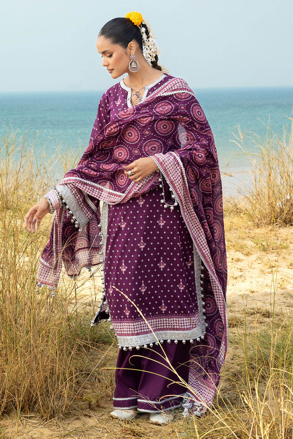 3 Piece Printed Lawn Suit - Image 3
