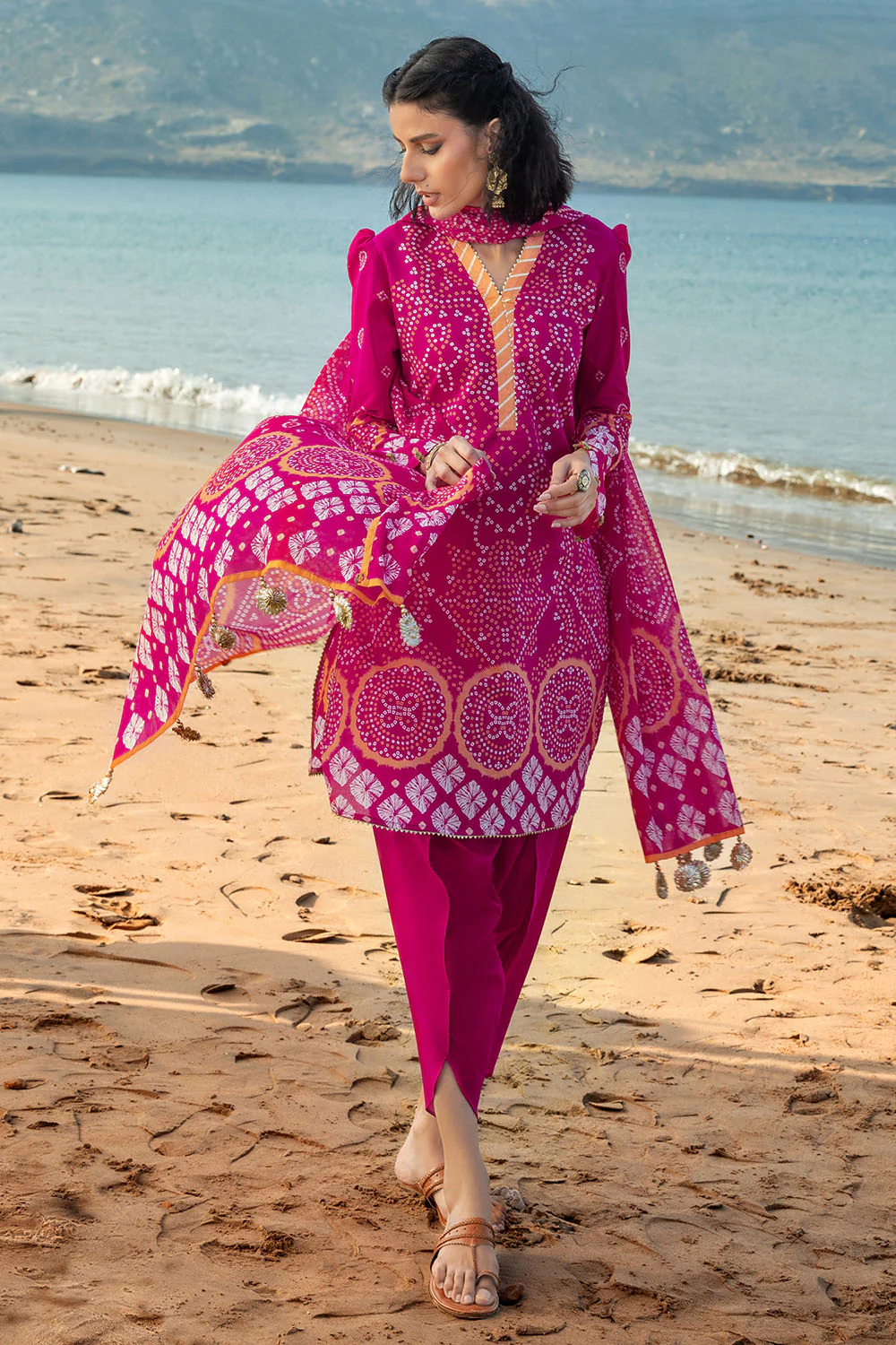 3 Piece Printed Lawn Suit - Image 3
