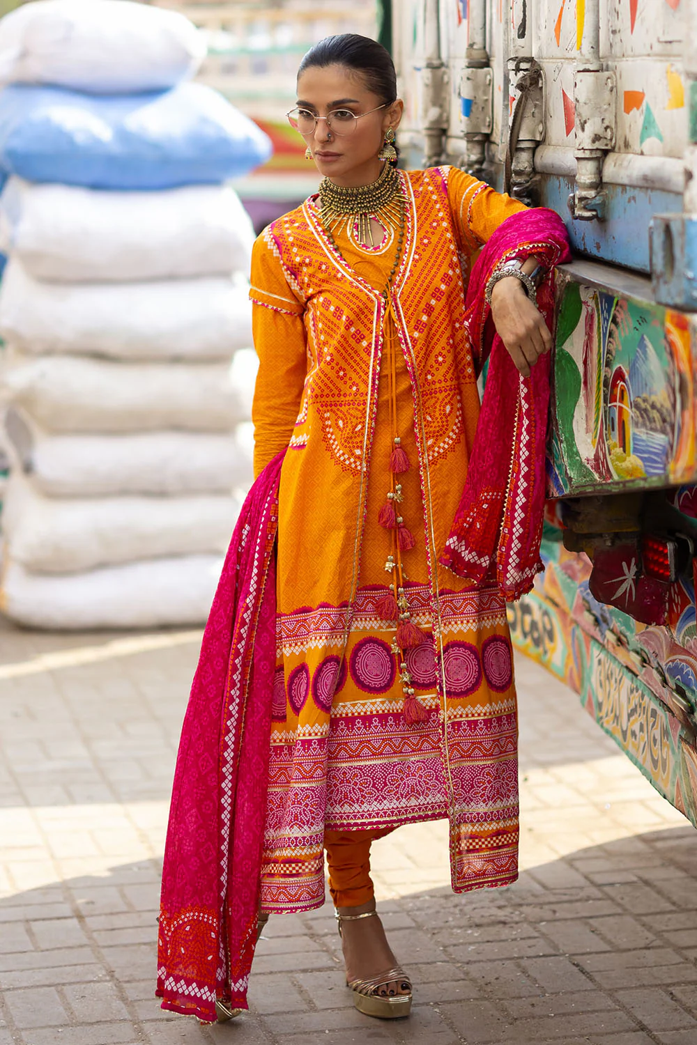 3 Piece Printed Lawn Suit - Image 6