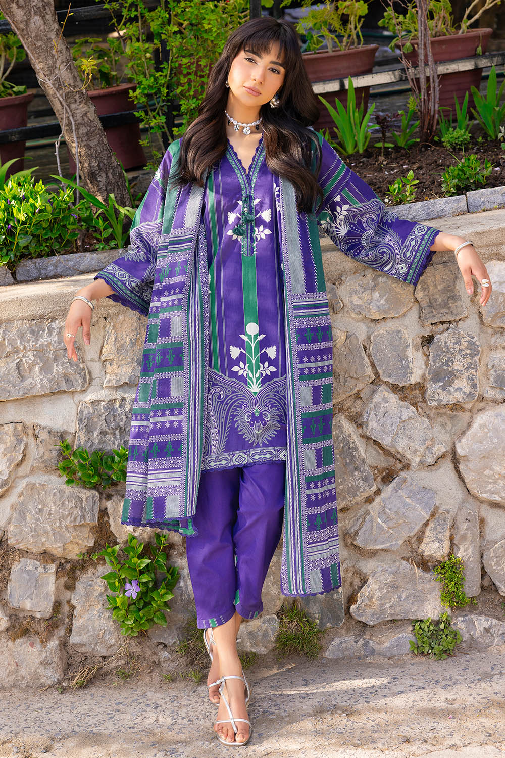 3 Piece Printed Lawn Suit - Image 6