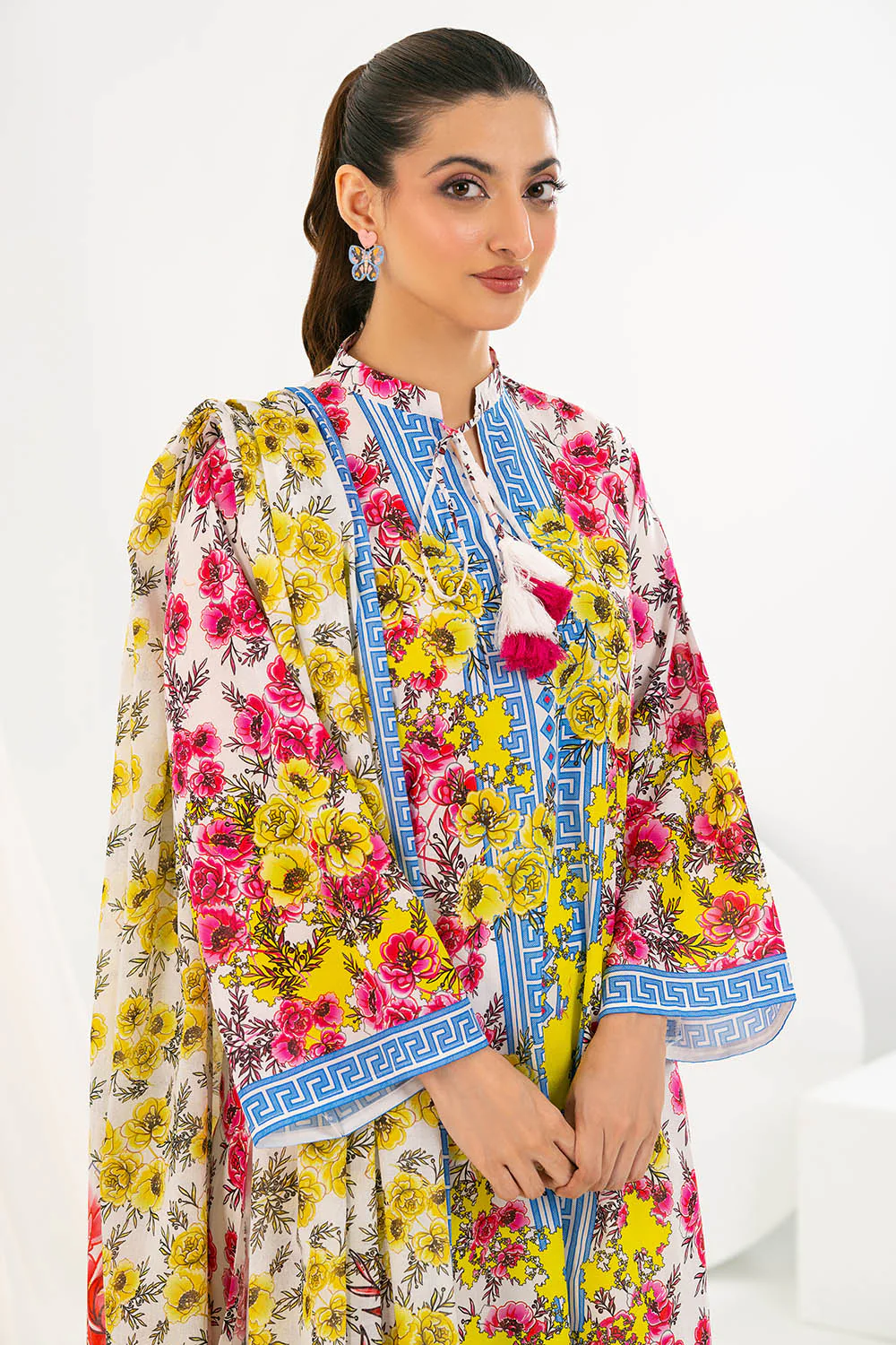 3 Piece Printed Lawn Suit - Image 6
