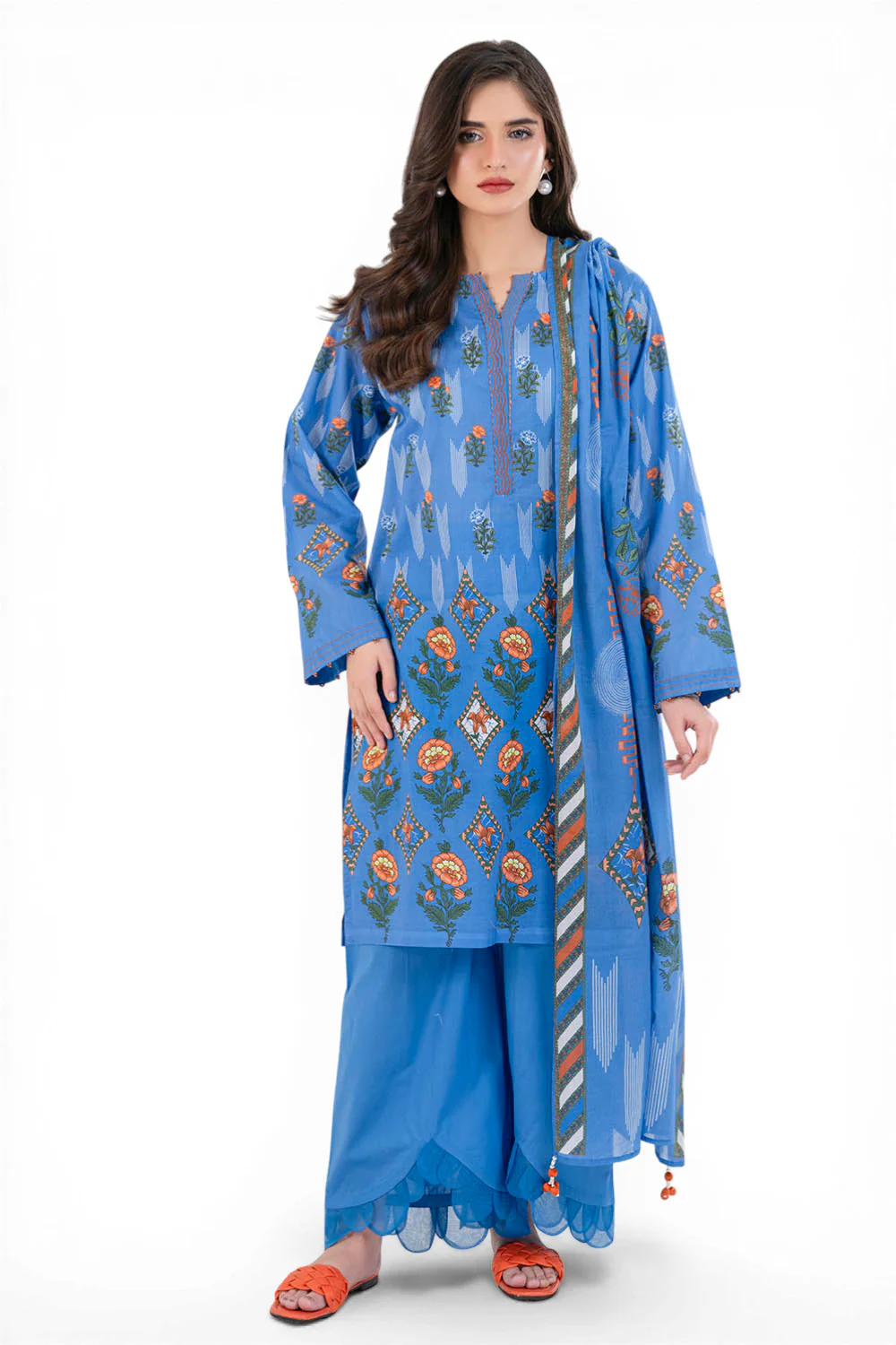 3 Piece Printed Lawn Suit
