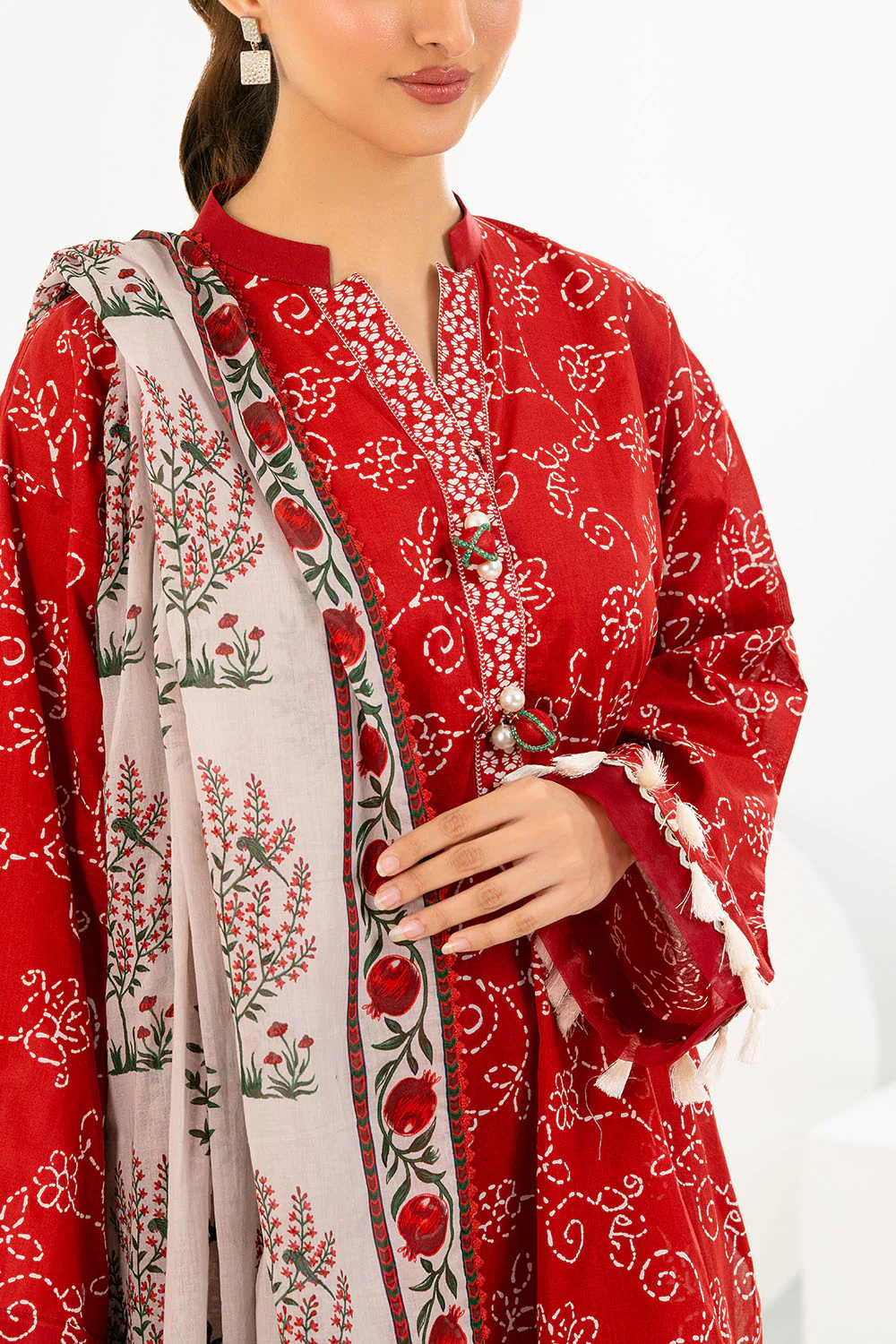 3 Piece Printed Lawn Suit - Image 2