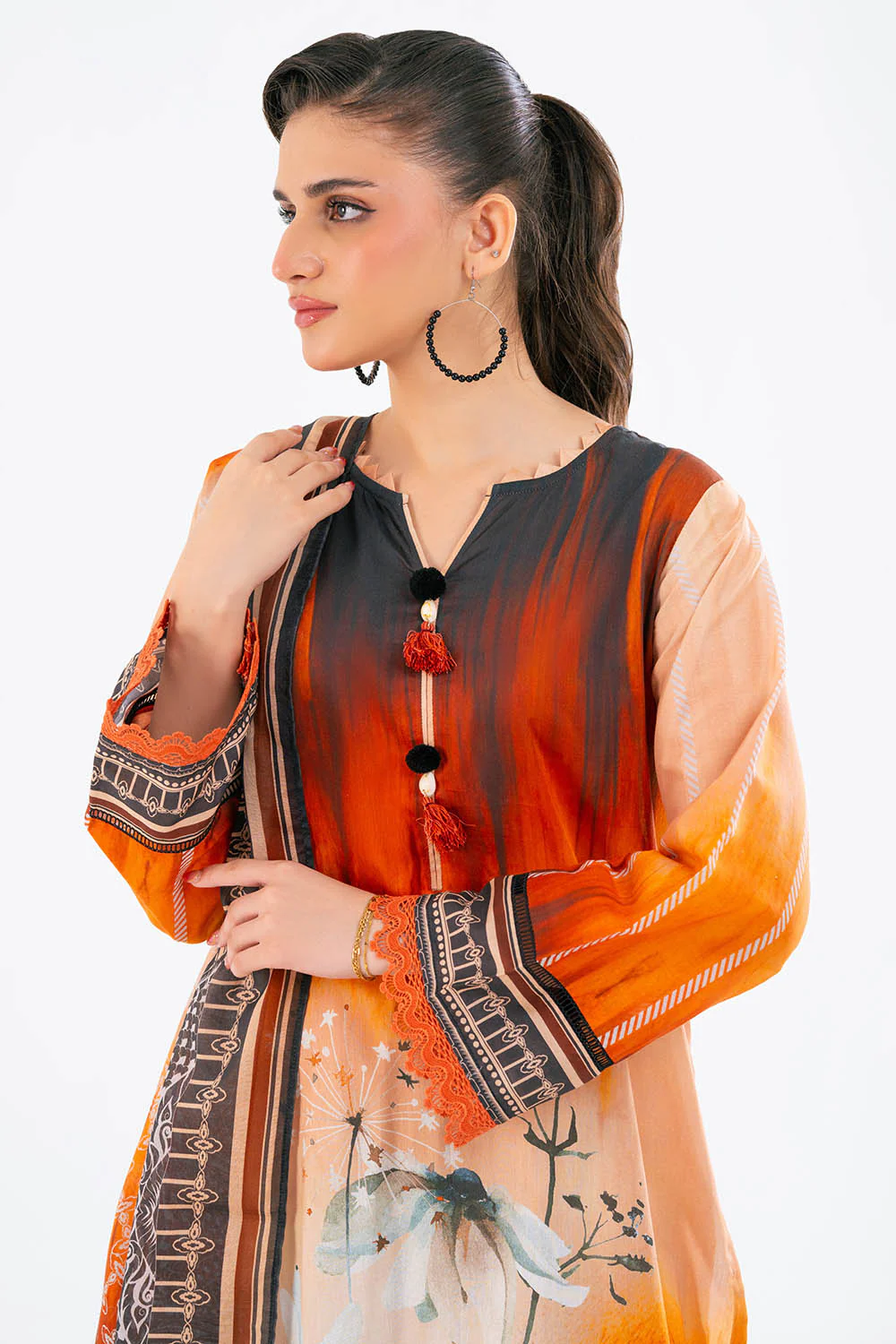 3 Piece Printed Lawn Suit - Image 5
