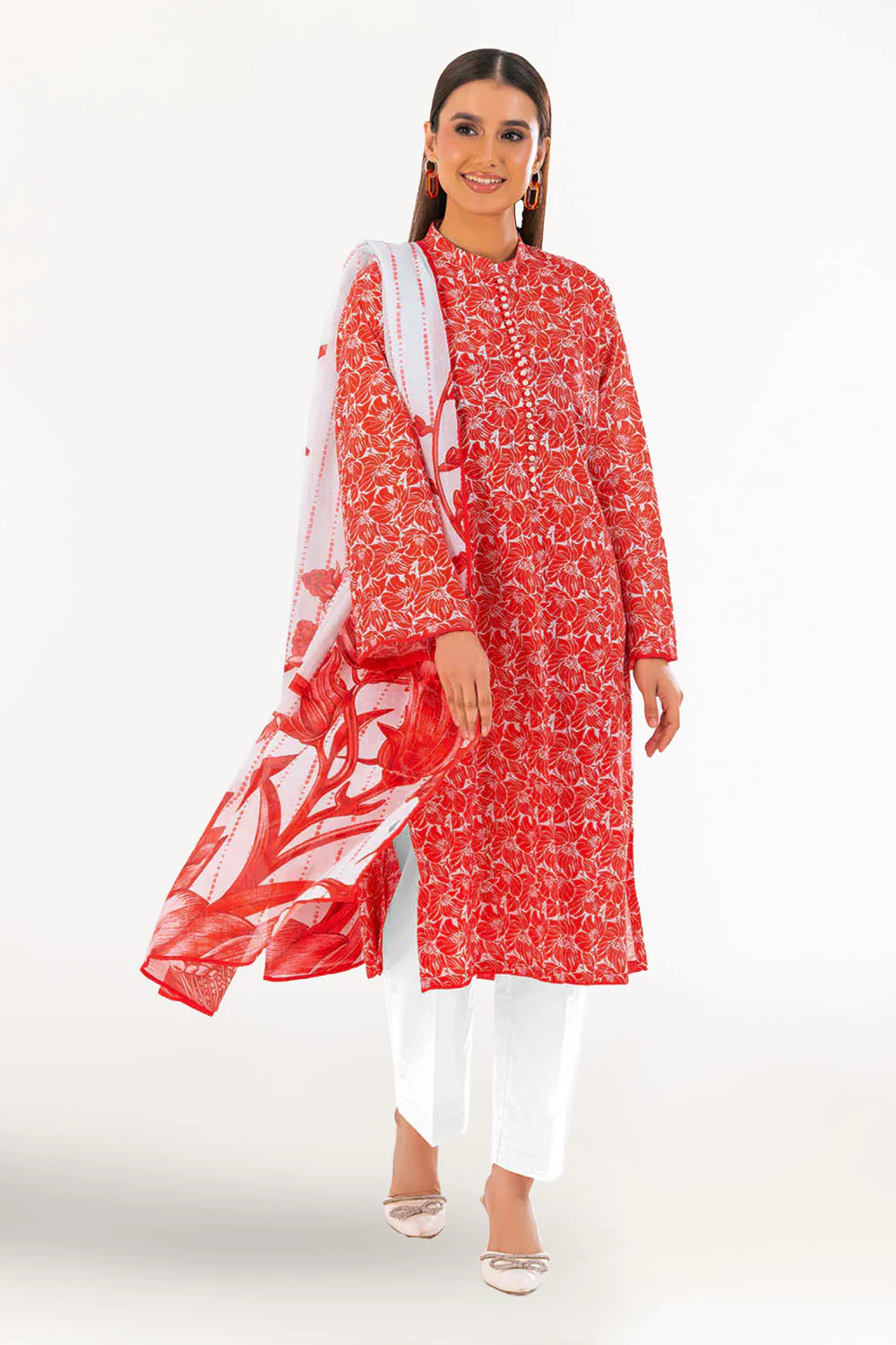 3 Piece Printed Lawn Suit