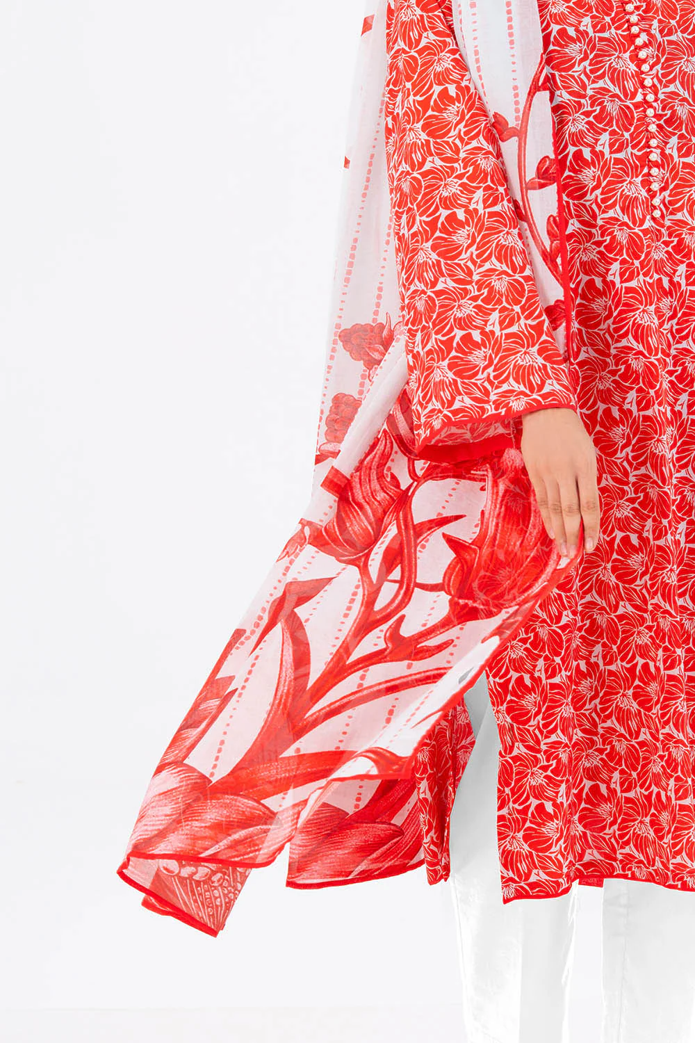 3 Piece Printed Lawn Suit - Image 5