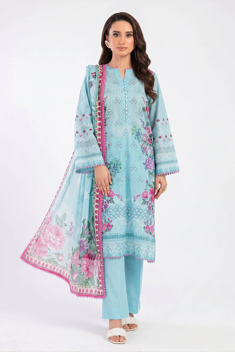 3 Piece Printed Lawn Suit