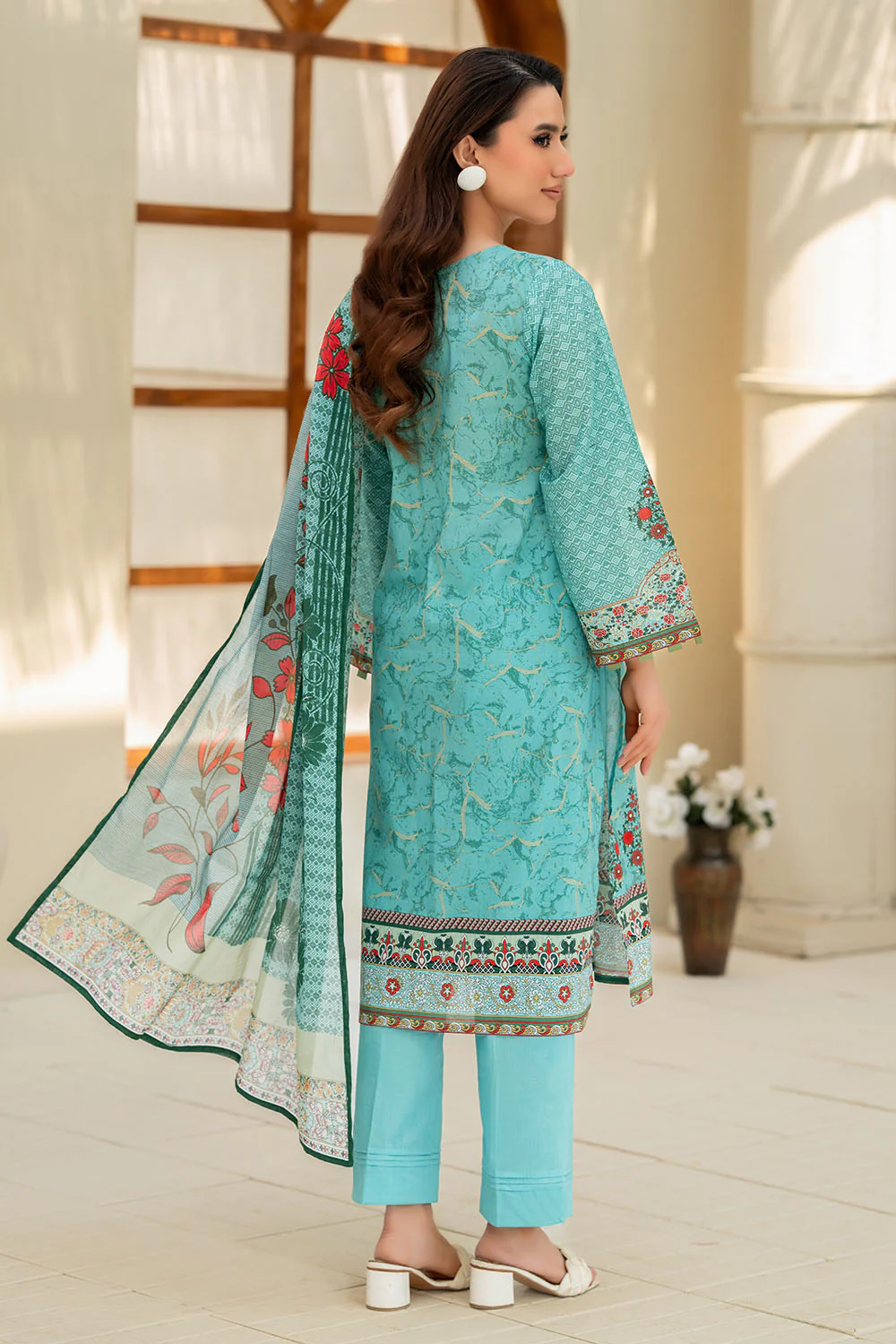 3 Piece Printed Lawn Suit - Image 4
