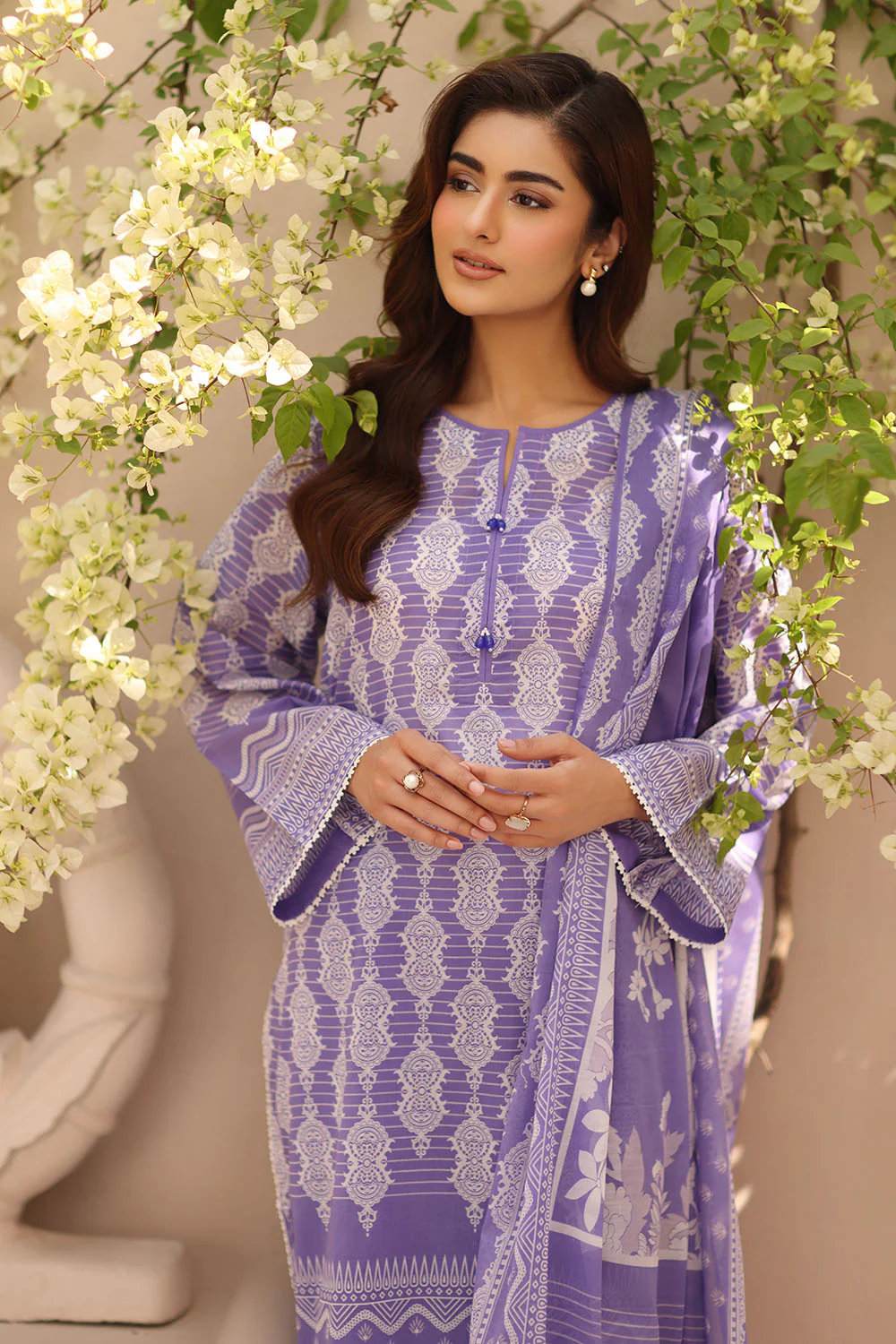3 Piece Printed Lawn Suit - Image 3