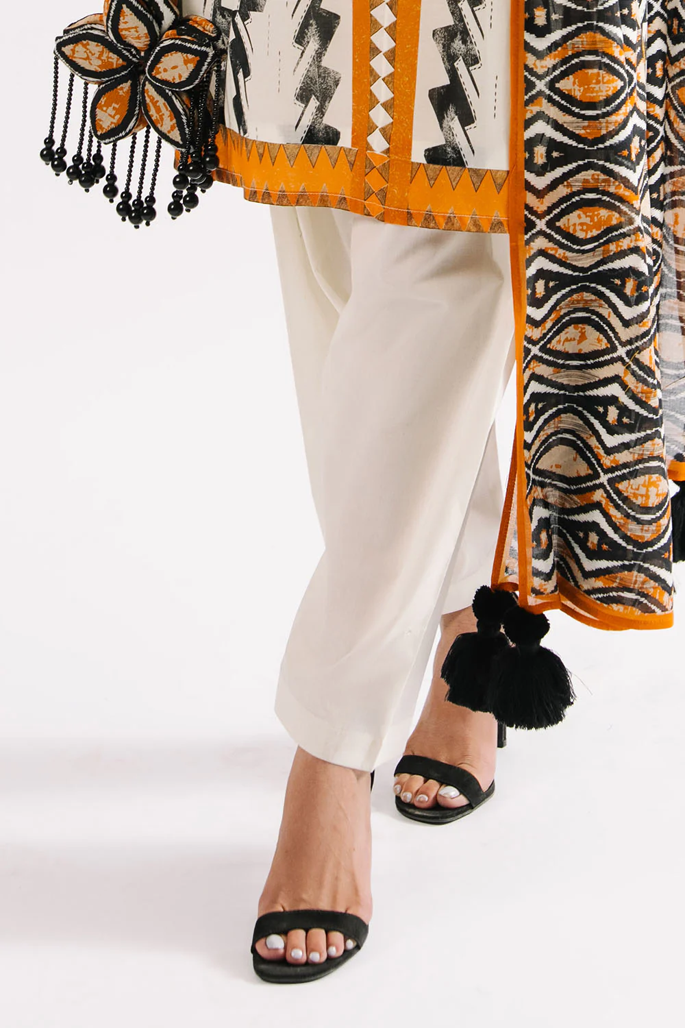 3 Piece Printed Lawn Suit with Dupatta - Image 6