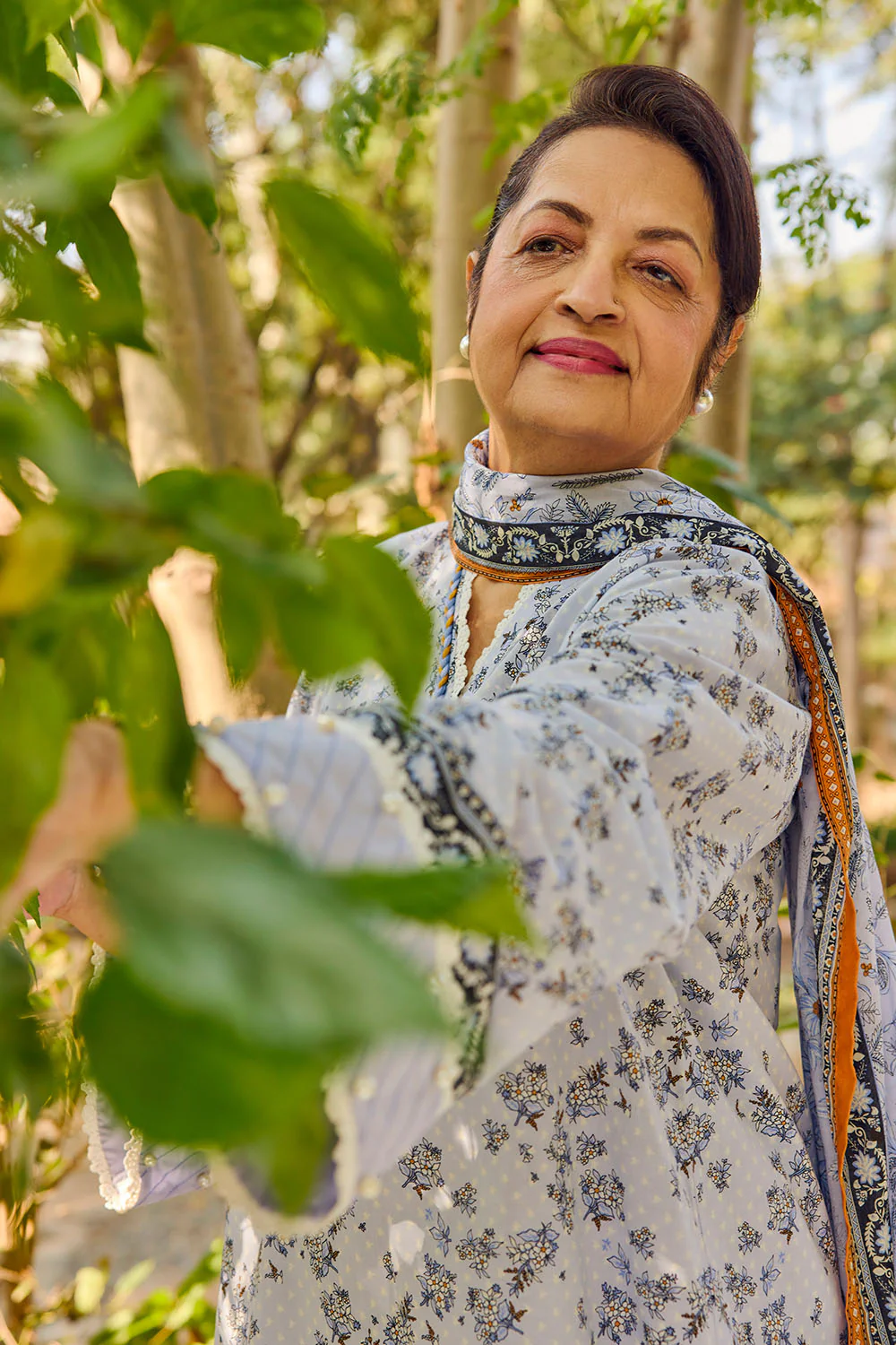 3 Piece Printed Lawn Suit with Dupatta - Image 6