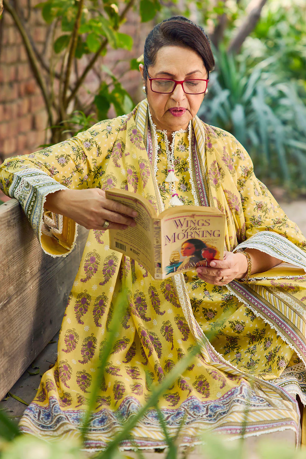 3 Piece Printed Lawn Suit with Dupatta - Image 6